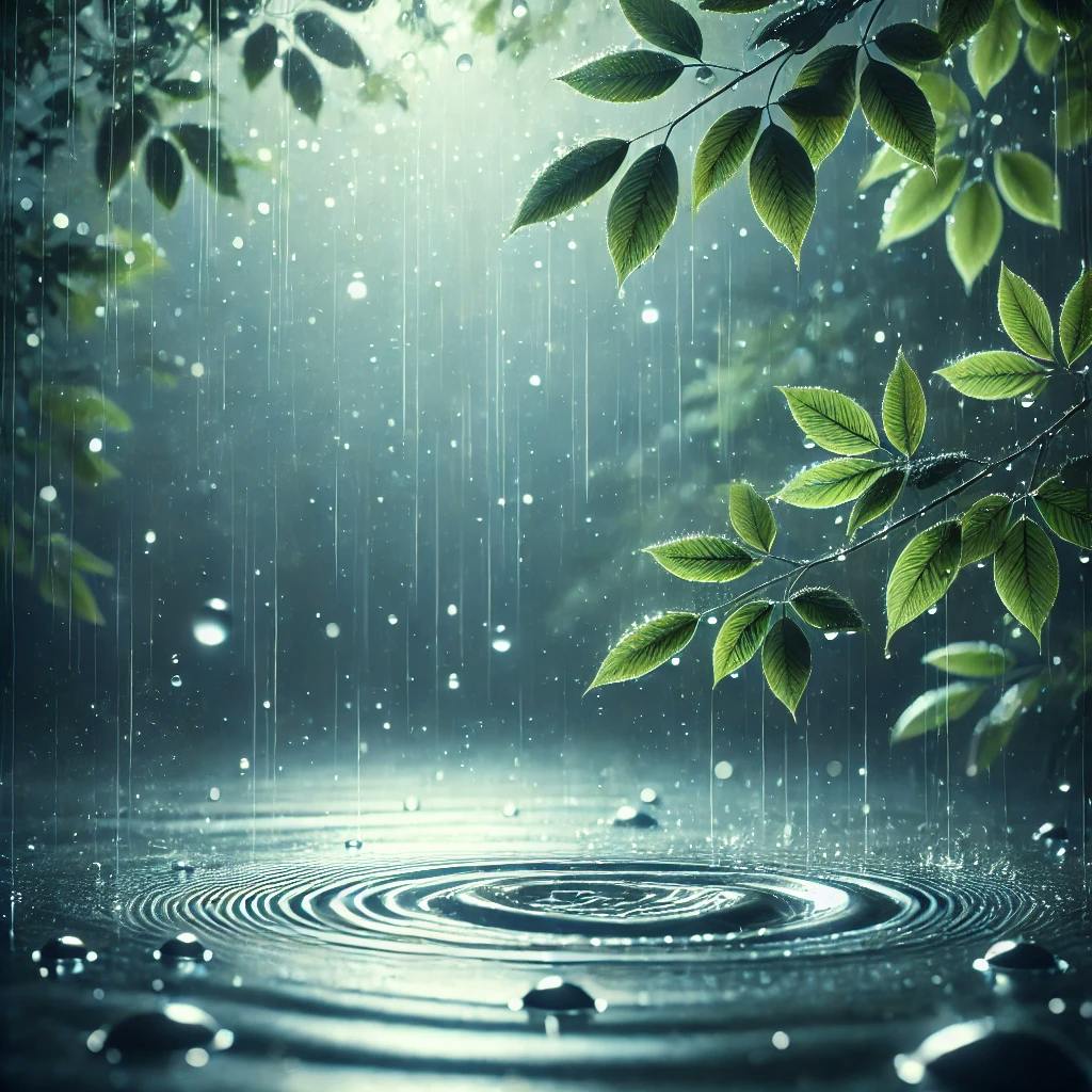 😴🌧️ Sonidos de LLUVIA con GRANDES GOTAS que invitan al sueño