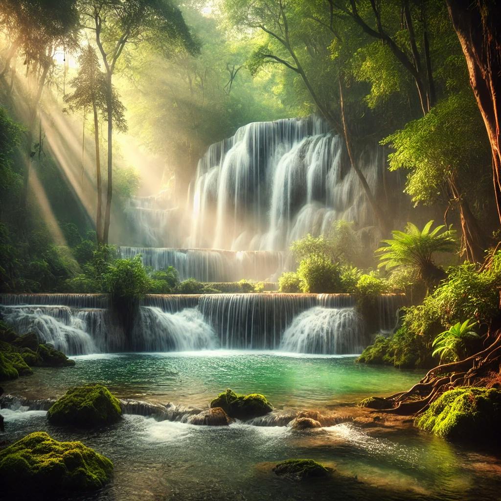 🌊😴 El suave rugido de una GRAN CASCADA para un Sueño profundo y Reparador