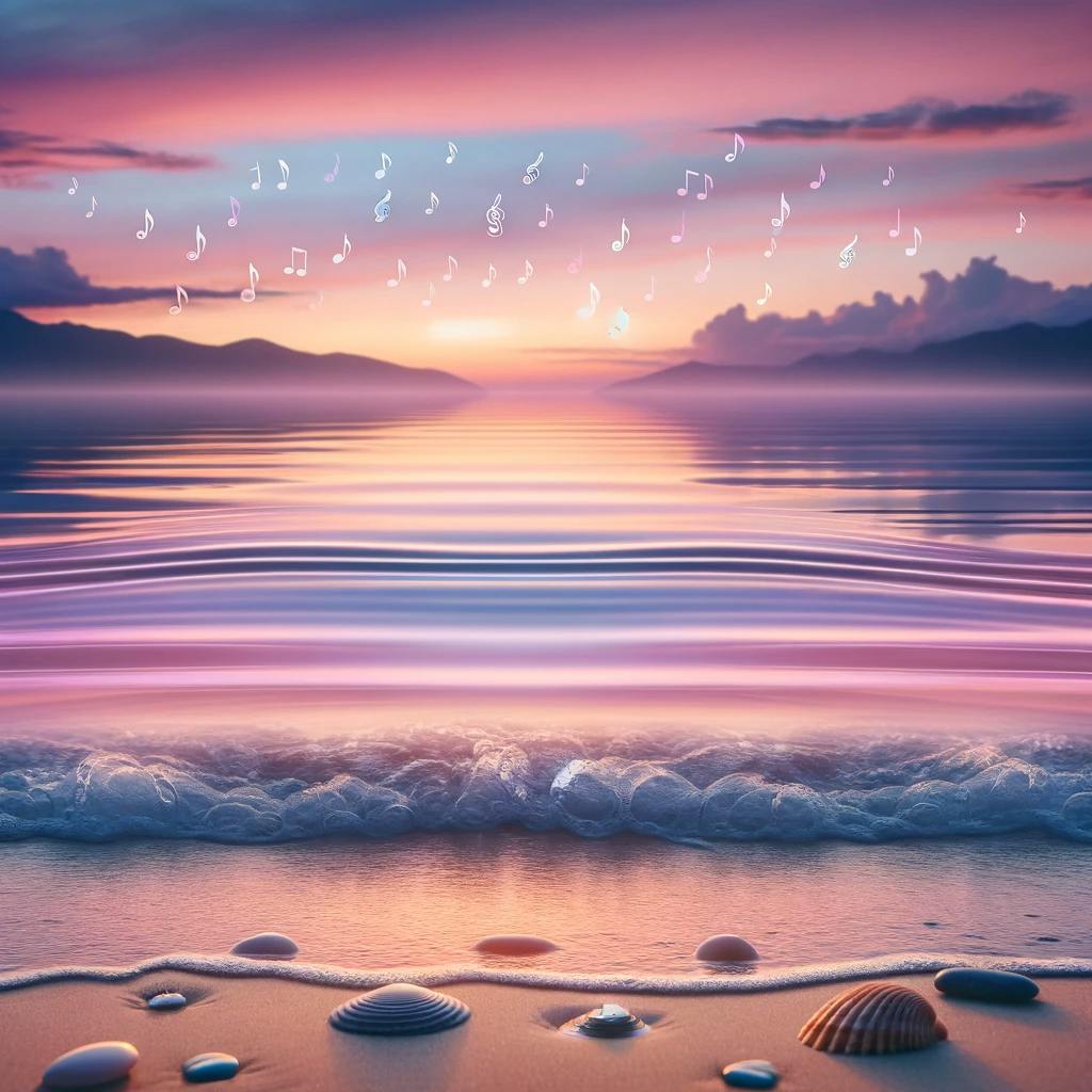 🎵🌊😴 El sonido relajante de las OLAS, combinado con MÚSICA suave, mejora la calidad del SUEÑO