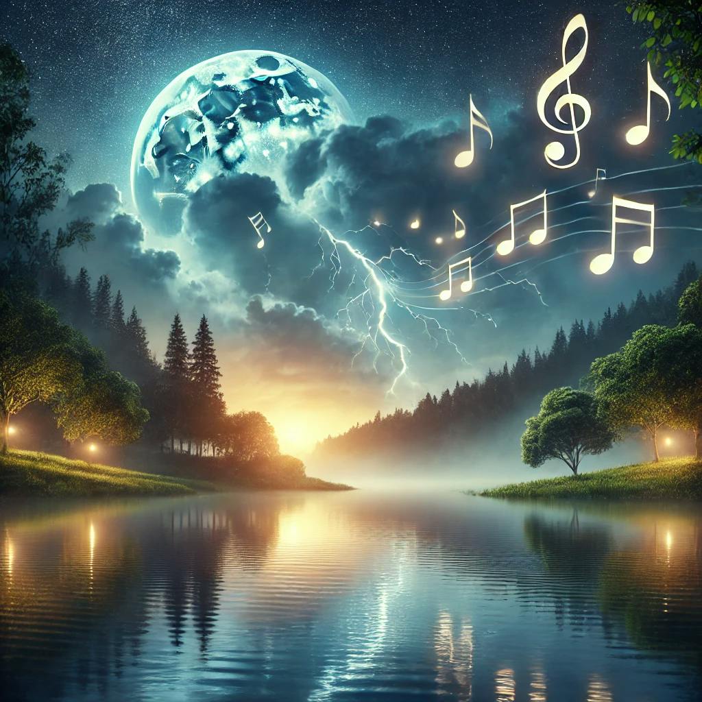 😴⛈️🎵 La TORMENTA reconfortante y la MÚSICA relajante reducen el INSOMNIO para un DESCANSO saludable