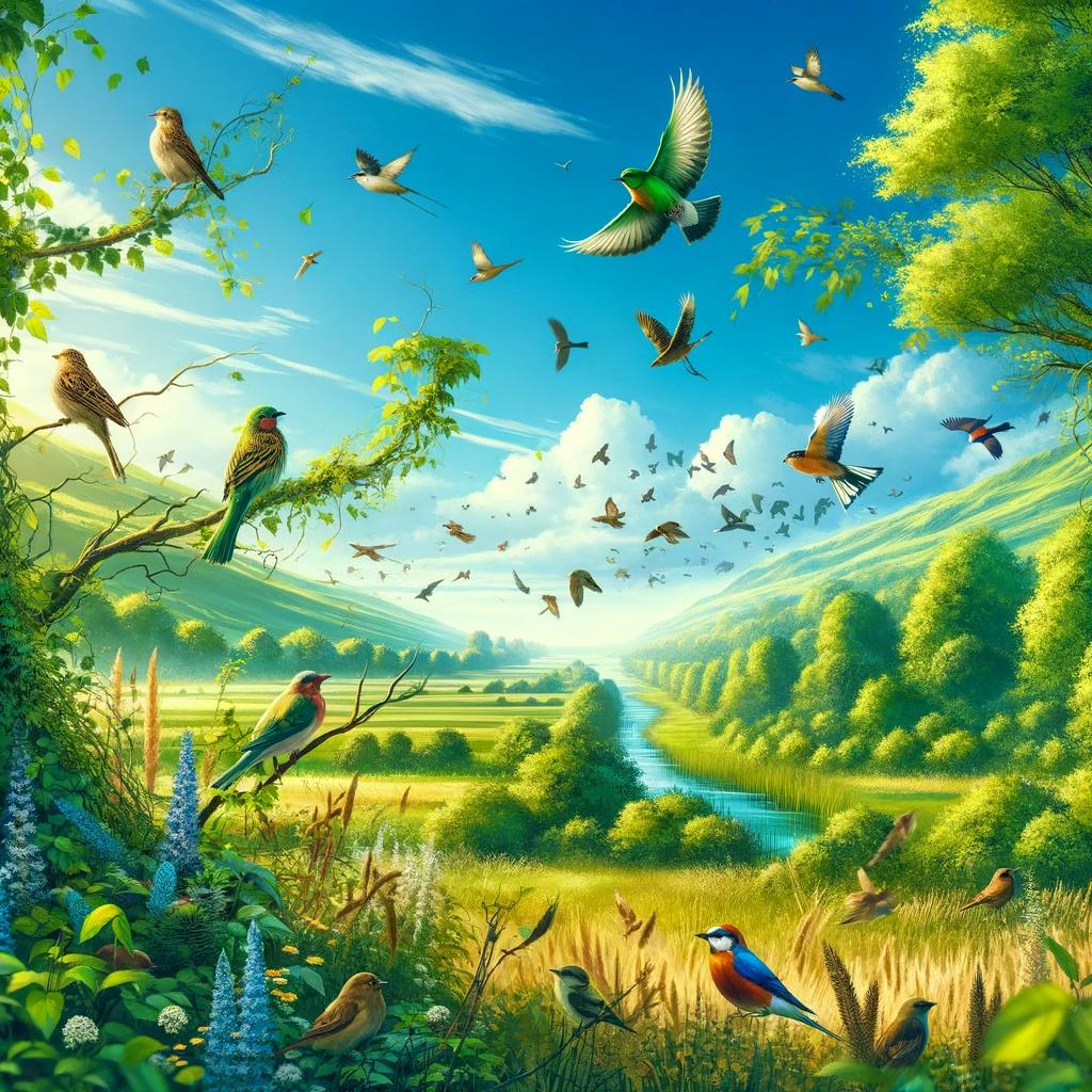 😴🍂🎵 CANTOS DE AVES y MELODÍAS SUAVES para un BIENESTAR NOCTURNO Garantizado
