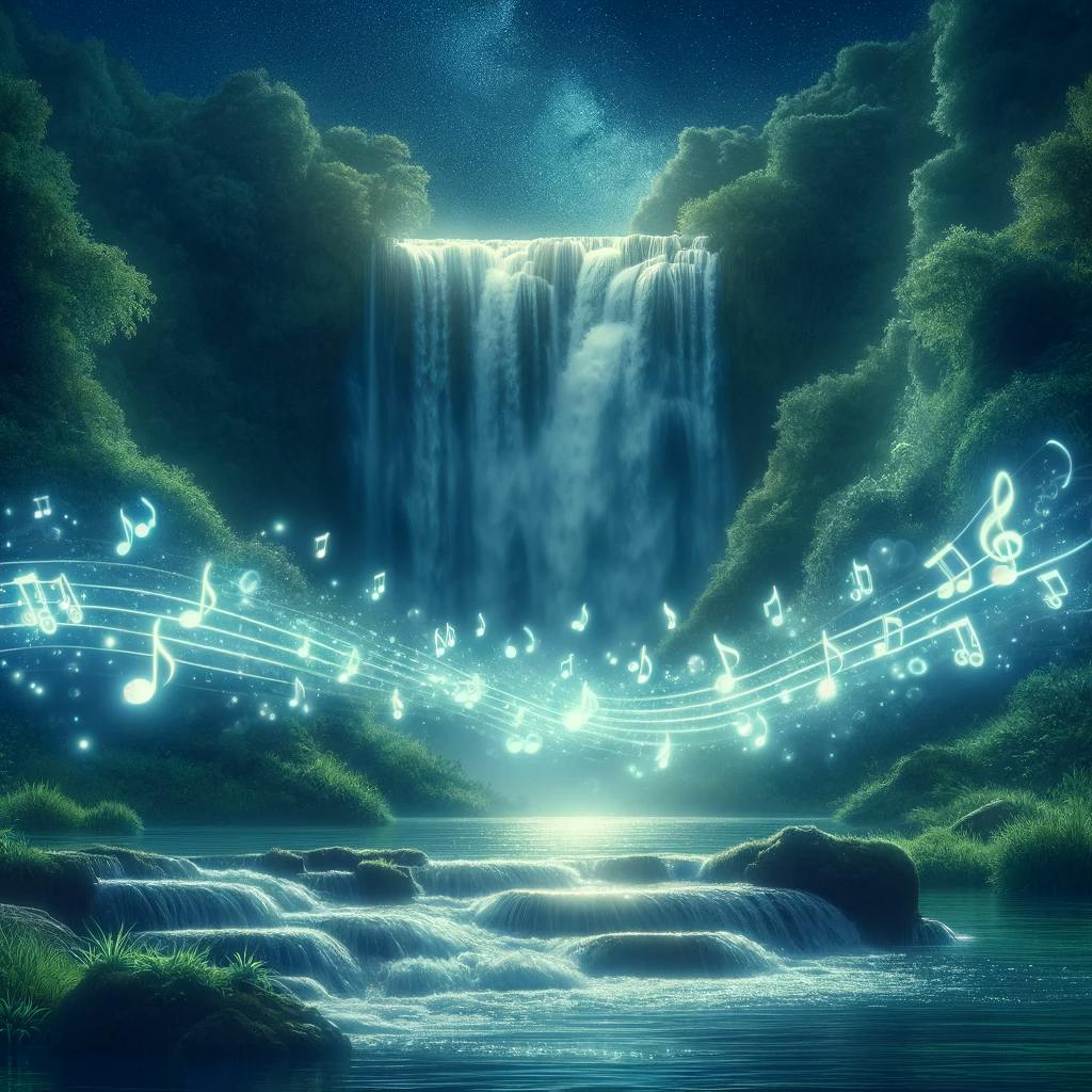 😴💧🎵 Duerme Profundamente con el Murmullo Calmante de una CASCADA y una MÚSICA Suave Revitalizante