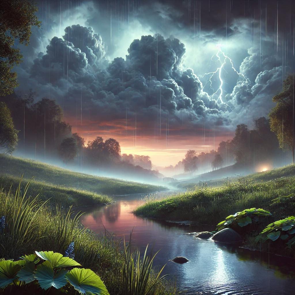 😴⛈️🎵 Escucha la TORMENTA Mezclada con MÚSICA para Aliviar la TENSIÓN y el CANSANCIO