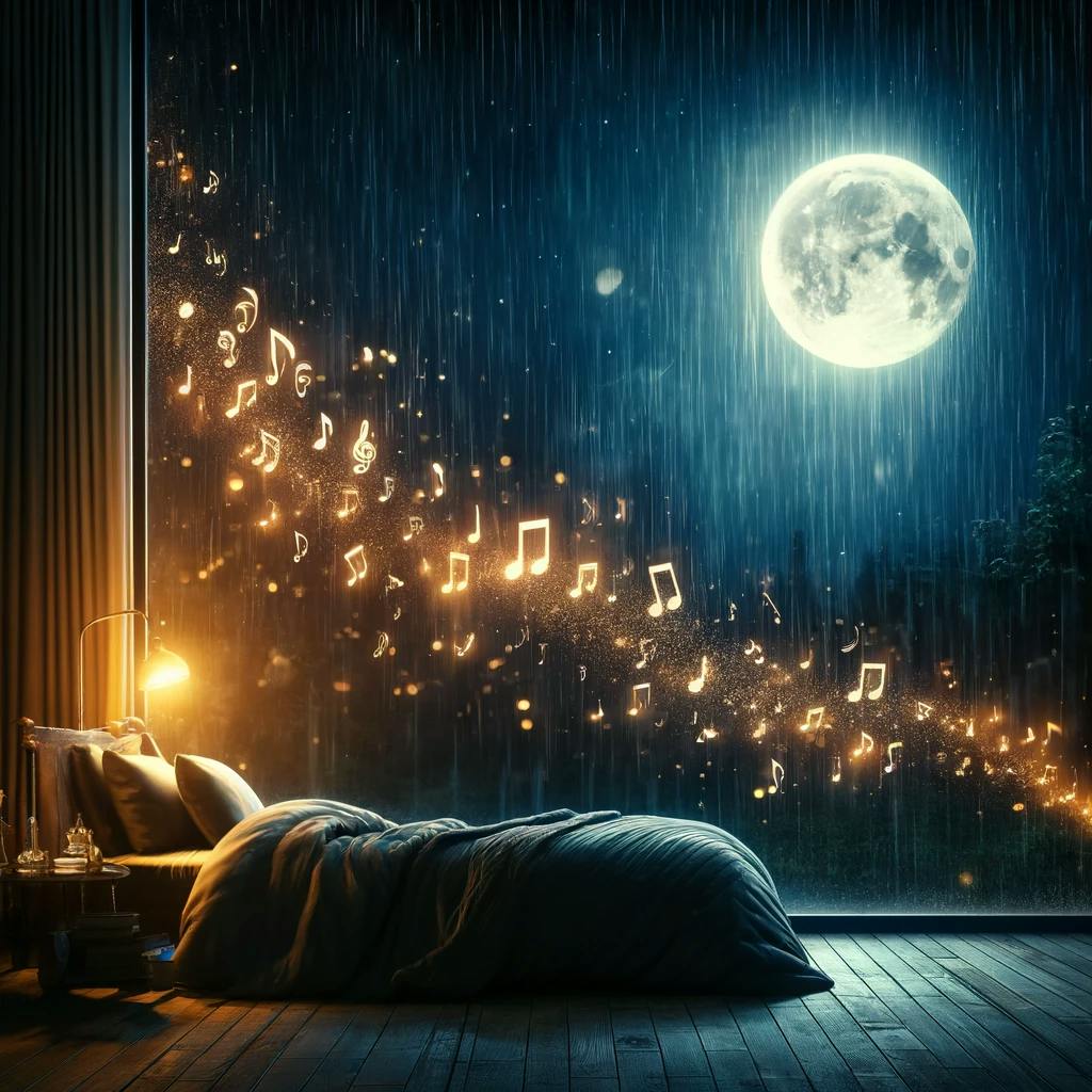 😴🎵 El SONIDO de la LLUVIA Combinado con MÚSICA Relajante Facilita un Sueño Más Rápido