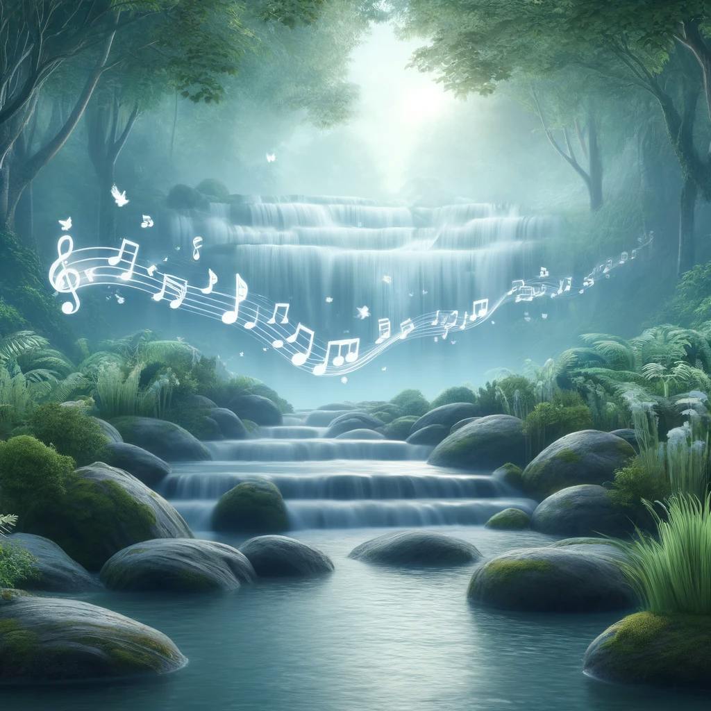 😴💧🎵 Calma tu MENTE con la Armonía de la CASCADA y la Dulzura MUSICAL