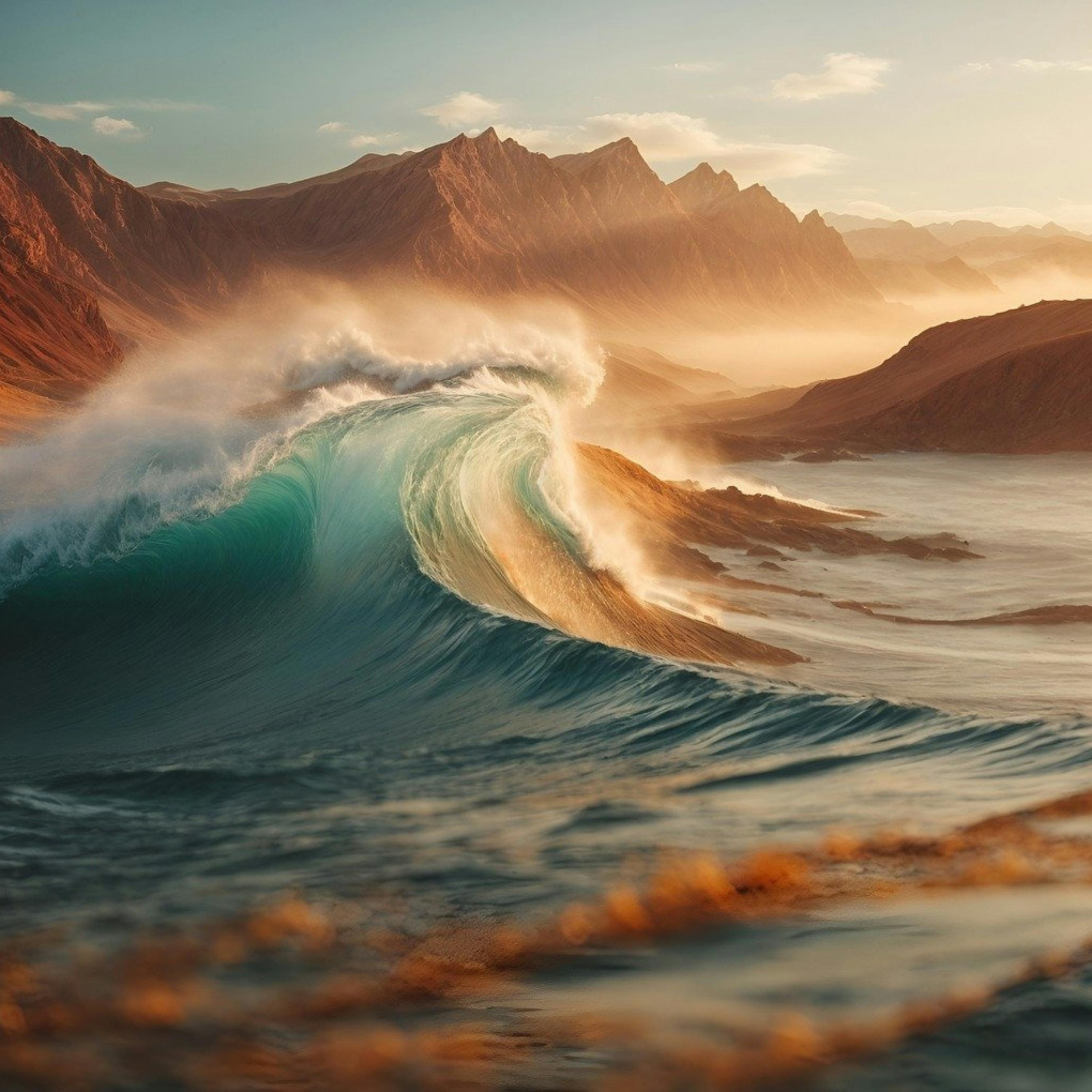 😴🌊🎵 DUÉRMETE con el Sonido de las OLAS y una MÚSICA Suave
