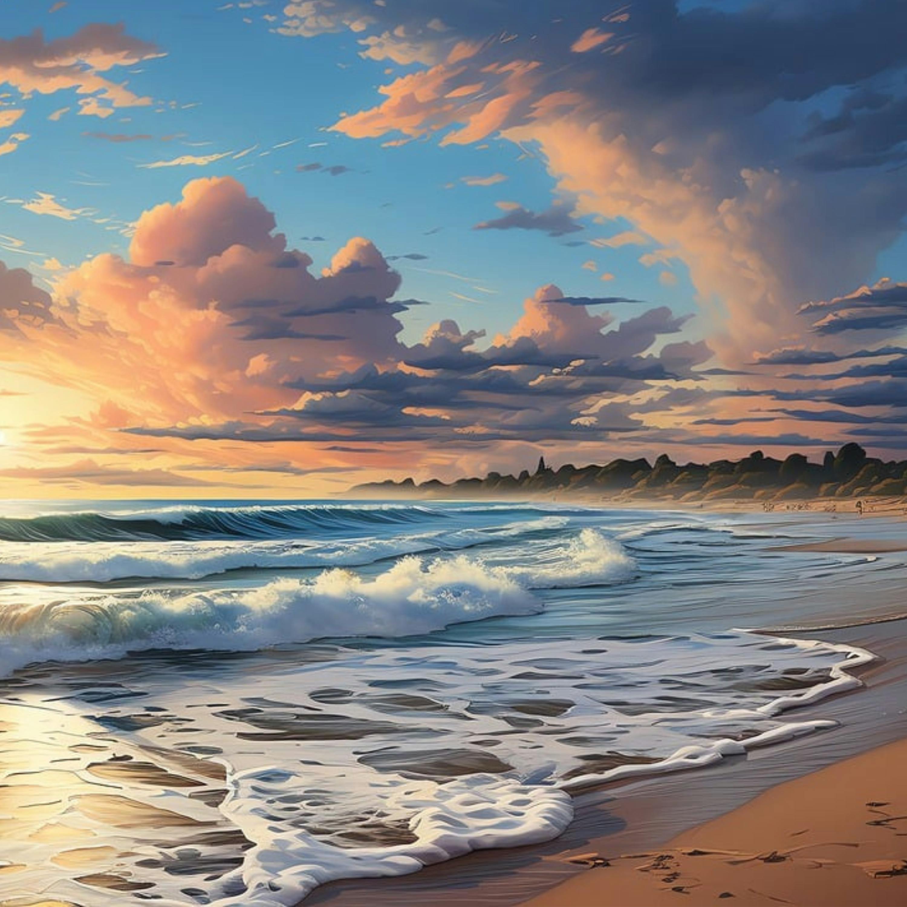 😴🌊🎵 Encuentra DESCANSO gracias al Sonido Natural de las OLAS y la MÚSICA Terapéutica