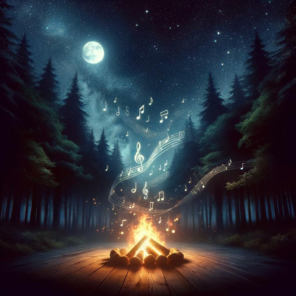 😴🔥🎵 Sueño MEJORADO con MÚSICA Suave y el Sonido de una HOGUERA