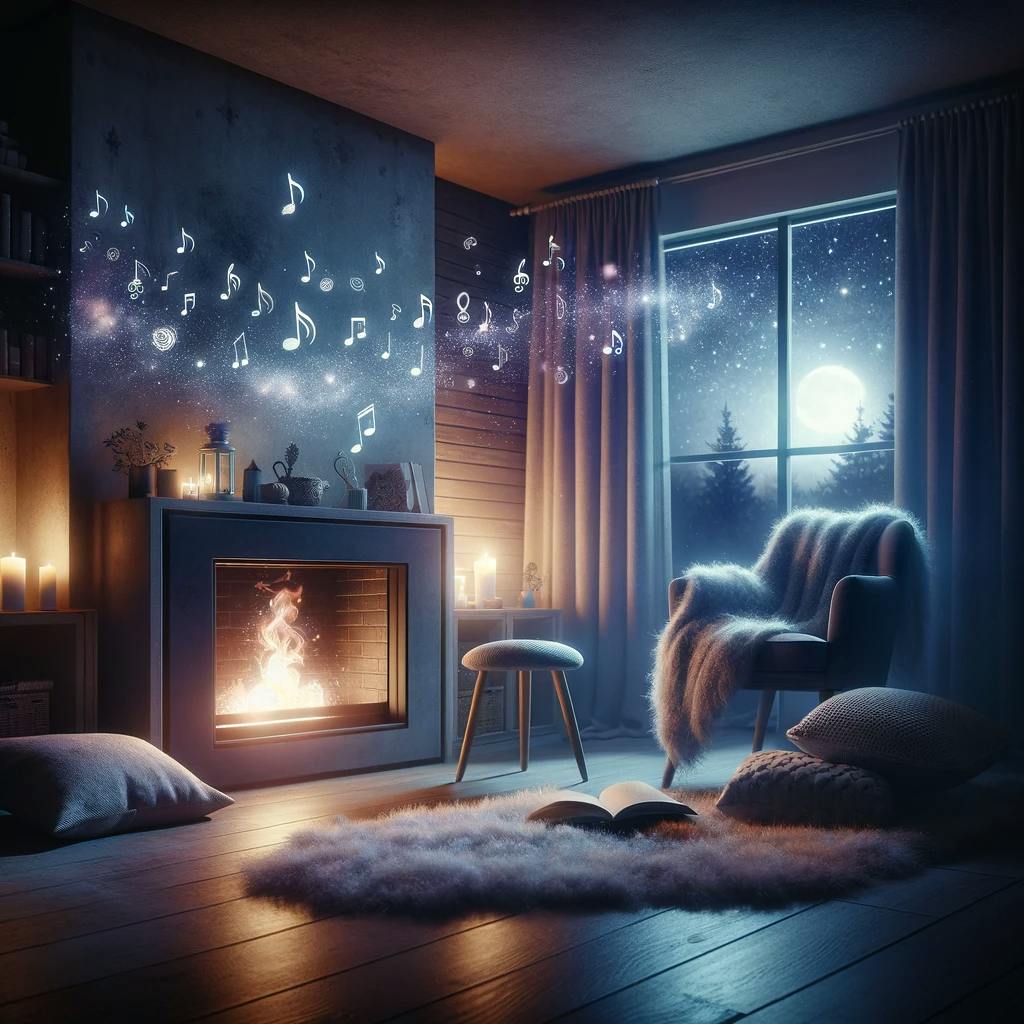 😴🔥🎵 La MELODÍA Tranquila Aliada con los Crepitaciones del FUEGO Reduce el ESTRÉS Nocturno