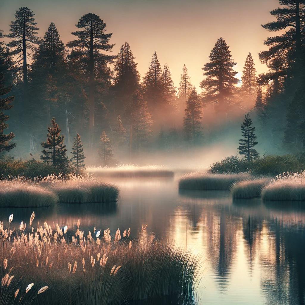 😴🌊 El suave murmullo de un LAGO para un sueño reparador