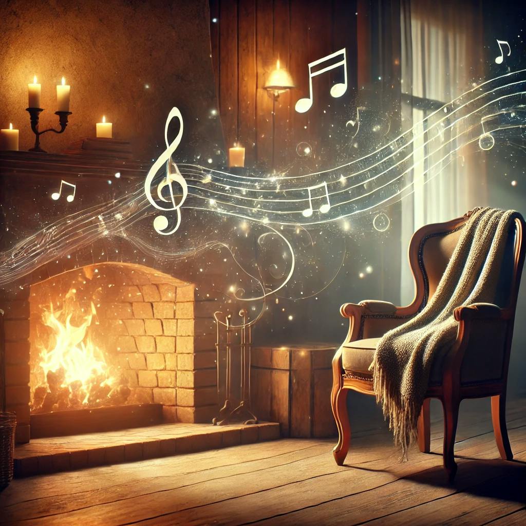 😴🔥🎵 El fuego CREPITANTE y la MÚSICA Sereno REDUCEN la ANSIEDAD