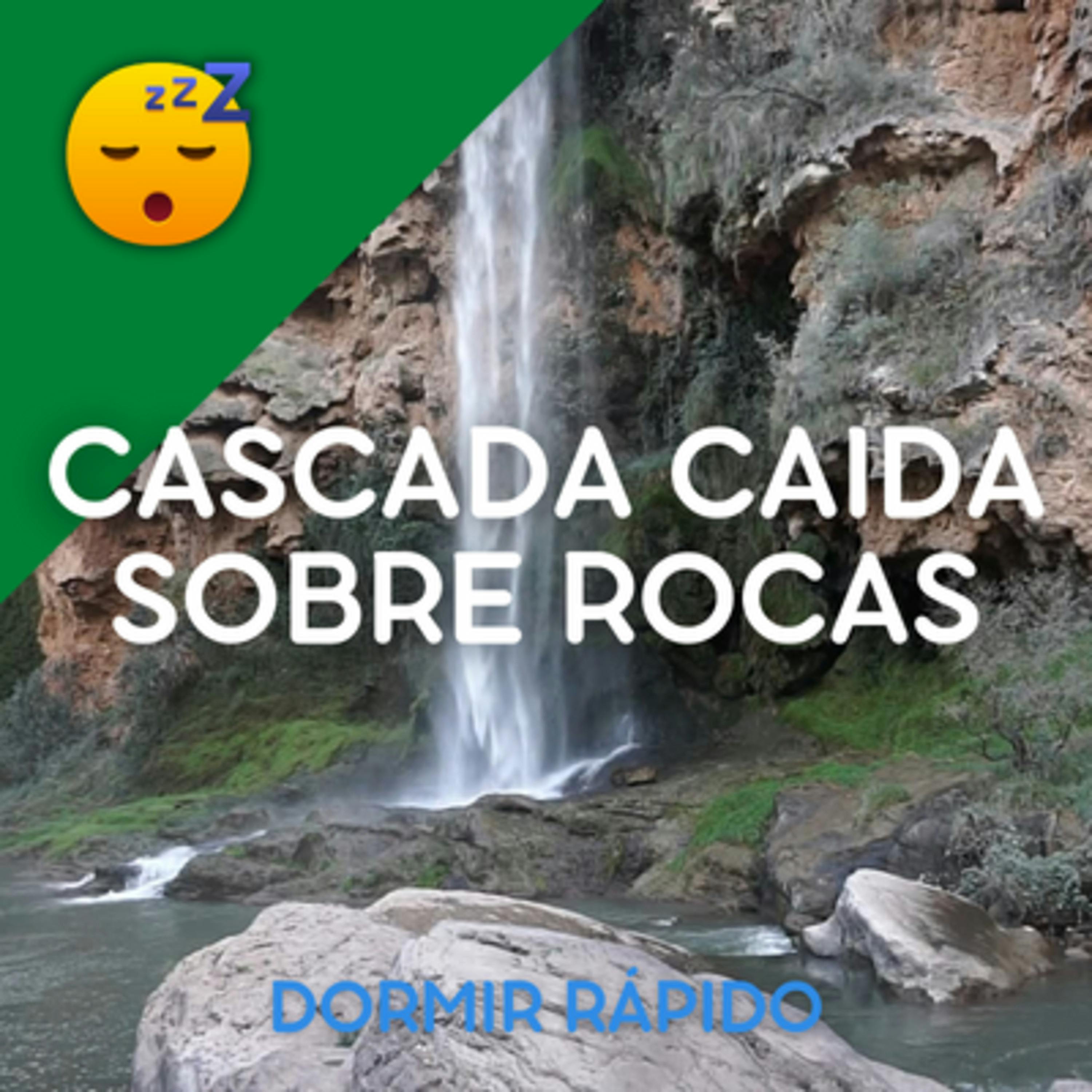 😴💧🎵 CASCADA SOBRE ROCAS con MÚSICA para DORMIR