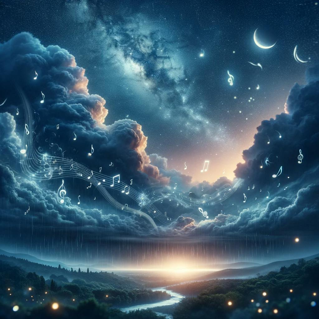😴⛈️🎵 Sumérgete en un SUEÑO tranquilo, Guiado por la TORMENTA y la MÚSICA Suave