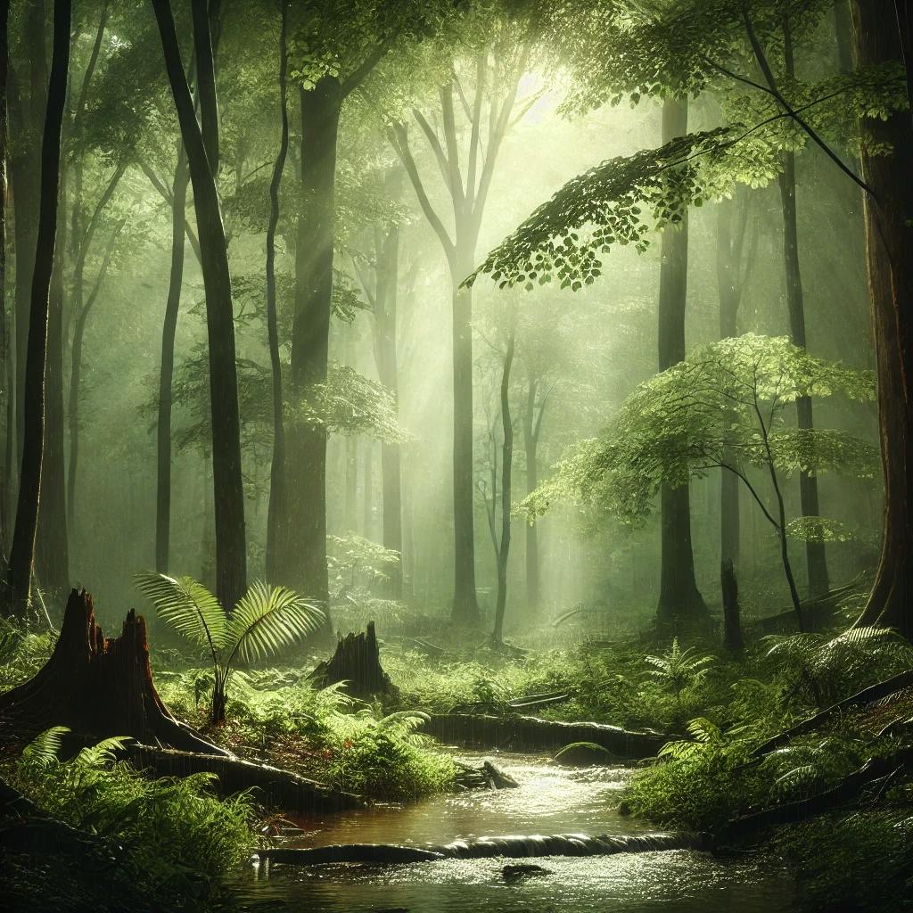 😴🌧️ La LLUVIA Suave en el Bosque Calma la MENTE, Mejorando la Calidad del SUEÑO
