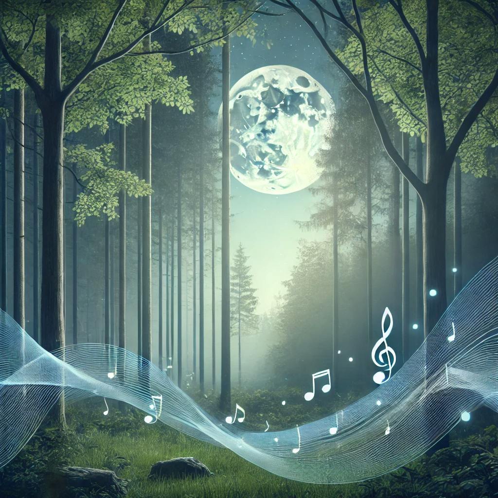 😴🍂🎵 Sonidos Calmos del BOSQUE y MÚSICA Zen Fomentan un Descanso Nocturno Regenerador