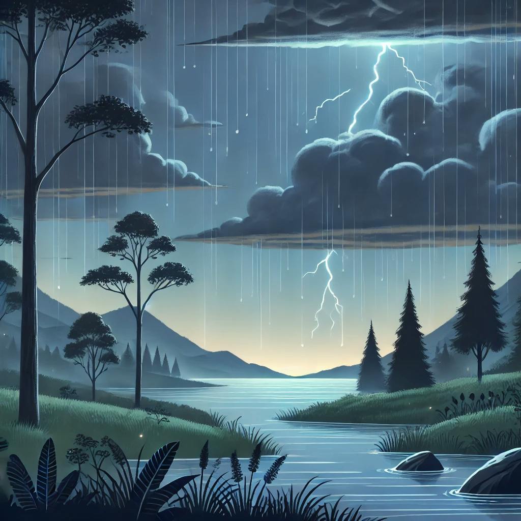 😴 La TORMENTA CALMANTE Relaja la Mente y Favorece una NOCHE de SUEÑO PROFUNDO