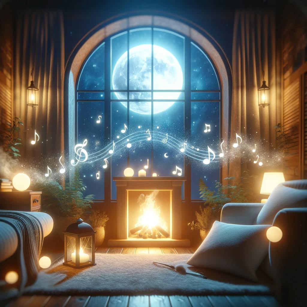 😴🔥🎵 DUERME al Ritmo del FUEGO y la MÚSICA Suave, para un DESCANSO Profundo