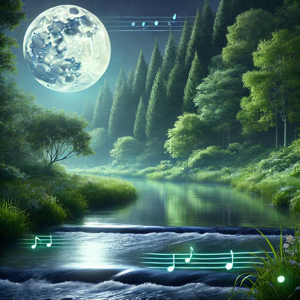 😴💧🎵 Relájate con el RÍO calmante y la MÚSICA suave para DORMIR MEJOR