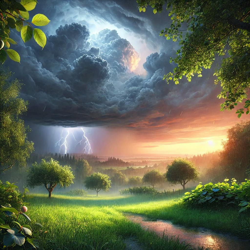 😴🌩️ Escucha la TORMENTA DE VERANO que calma la mente y libera tensiones para un sueño profundo