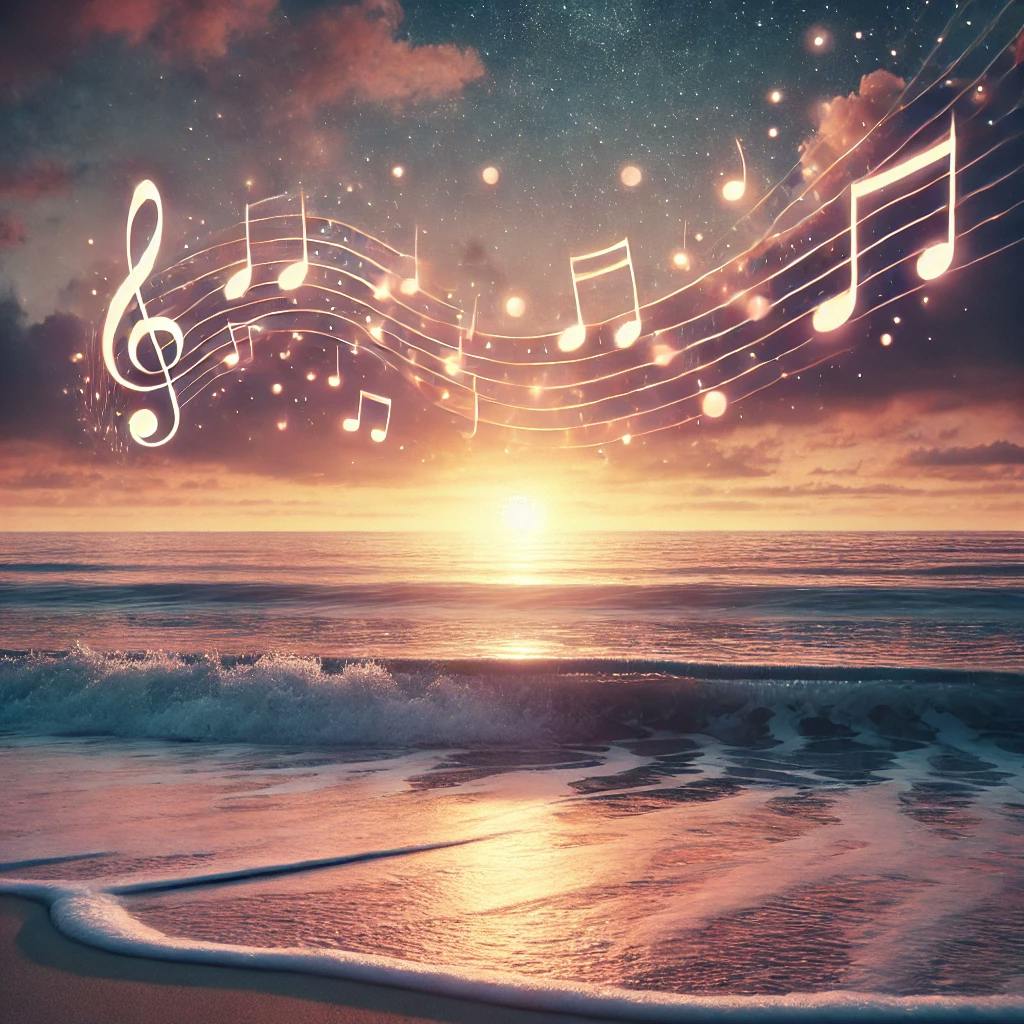 😴🌊🎵 Las OLAS Suaves y la MÚSICA Relajante Ayudan a Dormir Bien