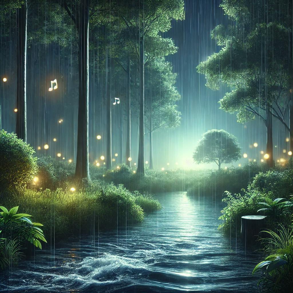 😴🌧️🎵 Las GOTAS de LLUVIA y la MÚSICA Pacífica Favorecen una RELAJACIÓN Máxima antes del SUEÑO