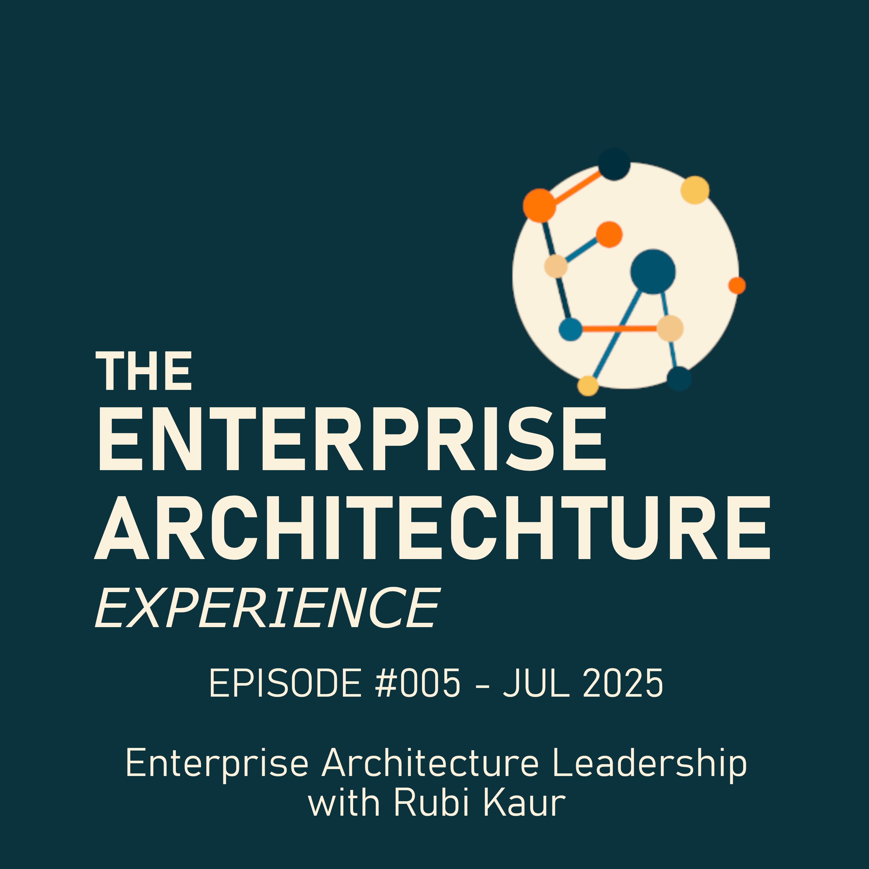 Episode #005 – JUL 2025 – Enterprise Architecuture Leadership with Rubi Kaur