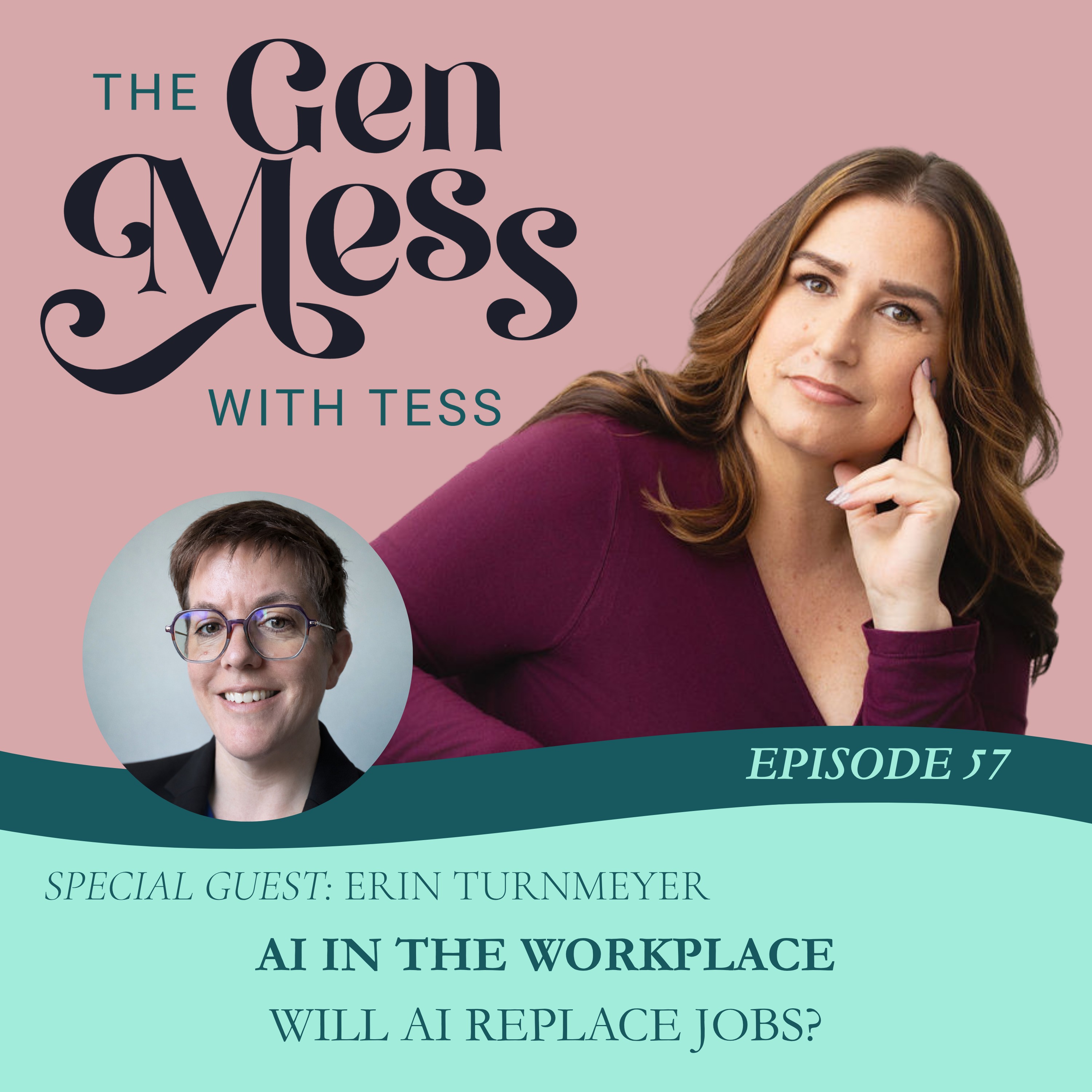 Ep 57: AI in the Workplace - Will AI Replace Jobs? with Erin Turnmeyer episode artwork