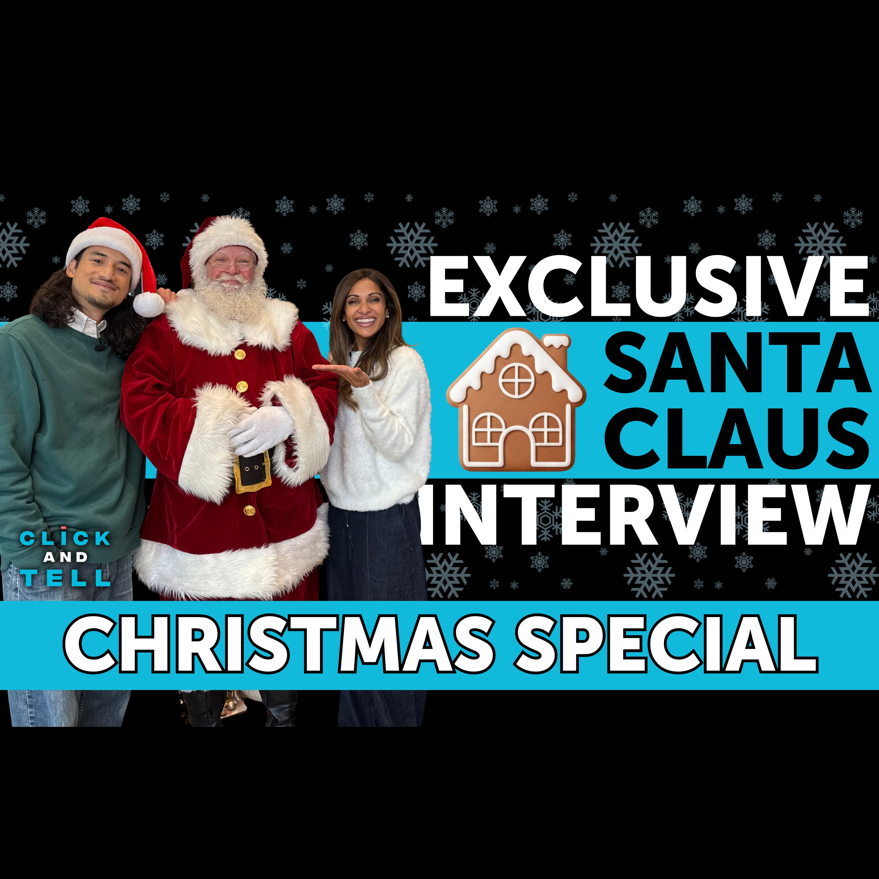 We Challenged Each Other to Build Gingerbread Houses, Then Santa Showed Up