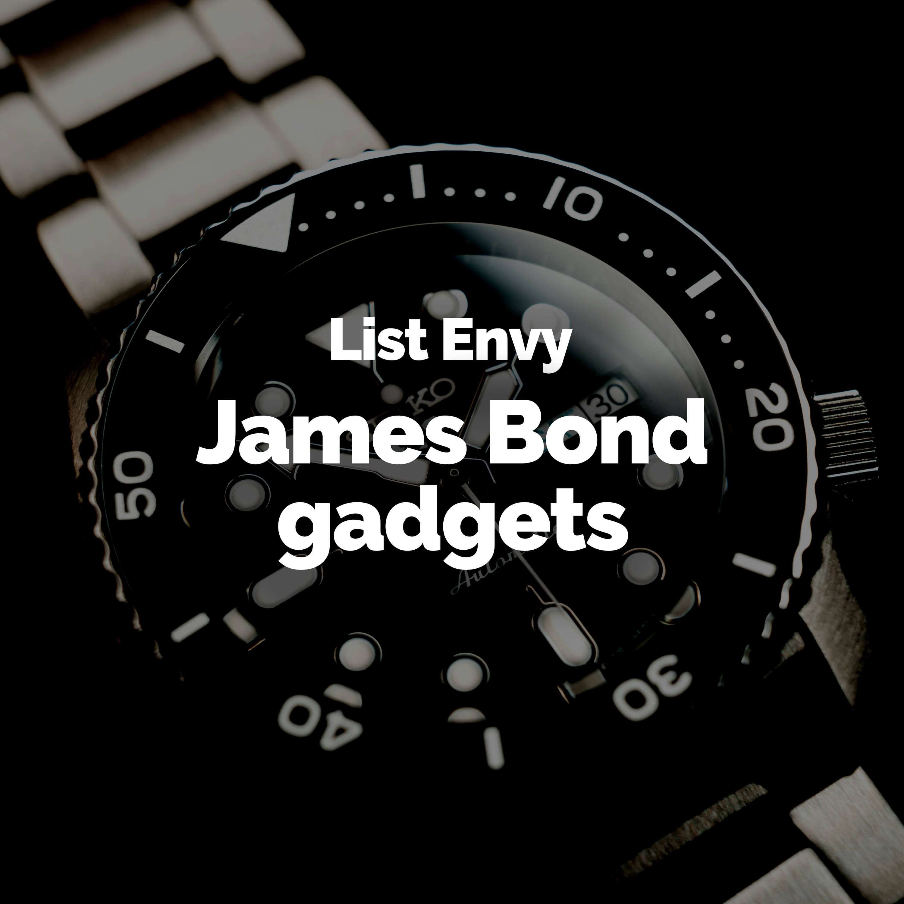 Top 5 James Bond gadgets