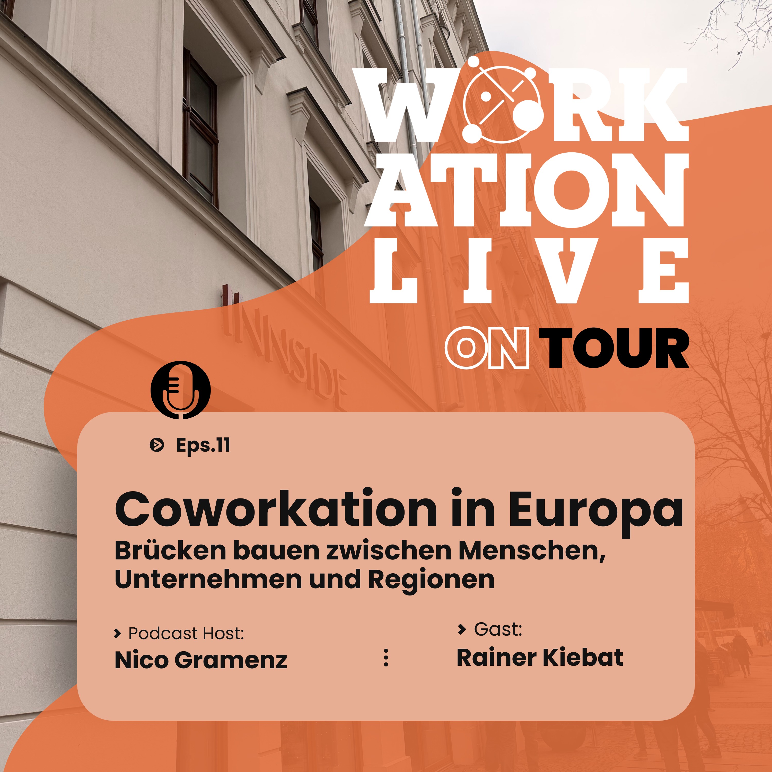 Folge 11 - WorkationLive on Tour - Leipzig Edition: "Coworkation in Europa" mit Ökosystem-Experte und Irland-Kenner Rainer Kiebat episode artwork