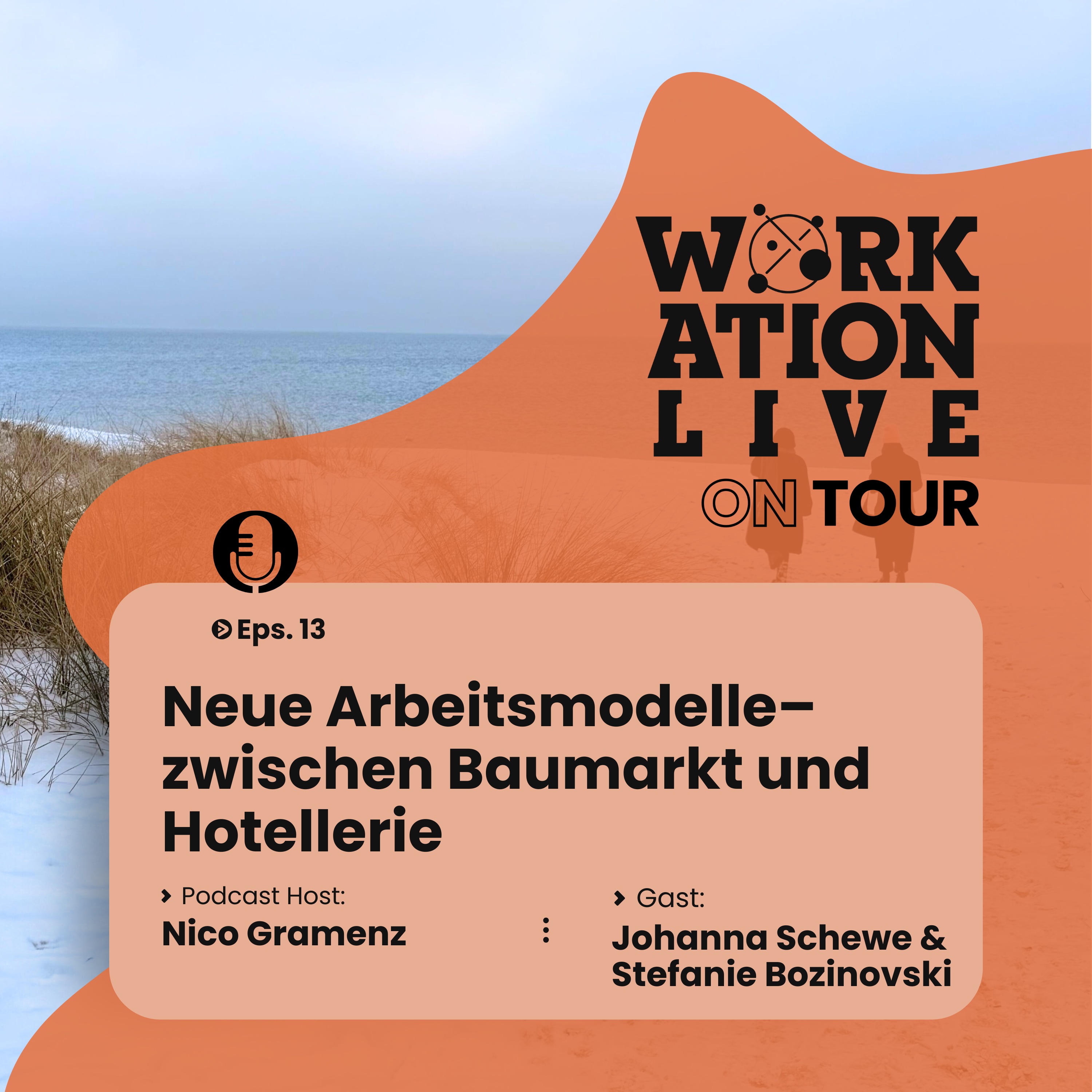 Folge 13 - "Vom Baumarkt bis zur Hotellerie: Fester Arbeitsorte und trotzdem flexibel?" episode artwork