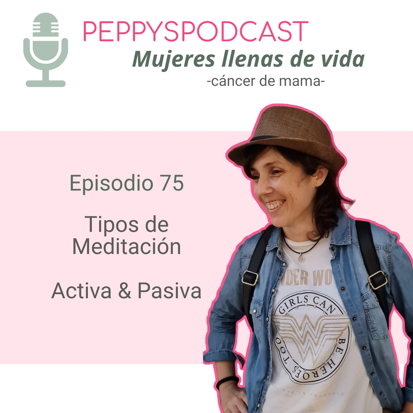 Portada de PeppysPodcast -Cáncer de mama