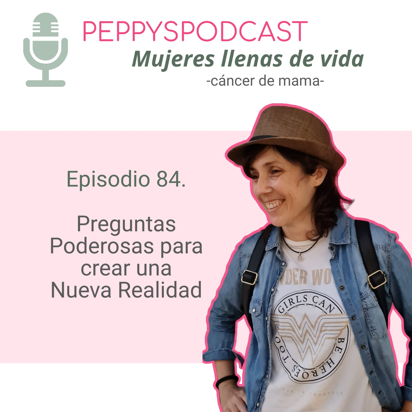 Portada de PeppysPodcast -Cáncer de mama