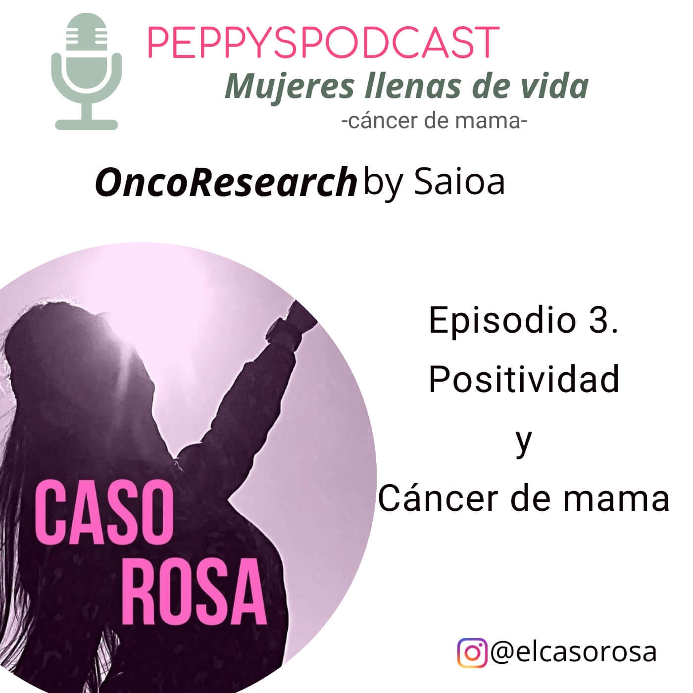 Portada de PeppysPodcast -Cáncer de mama