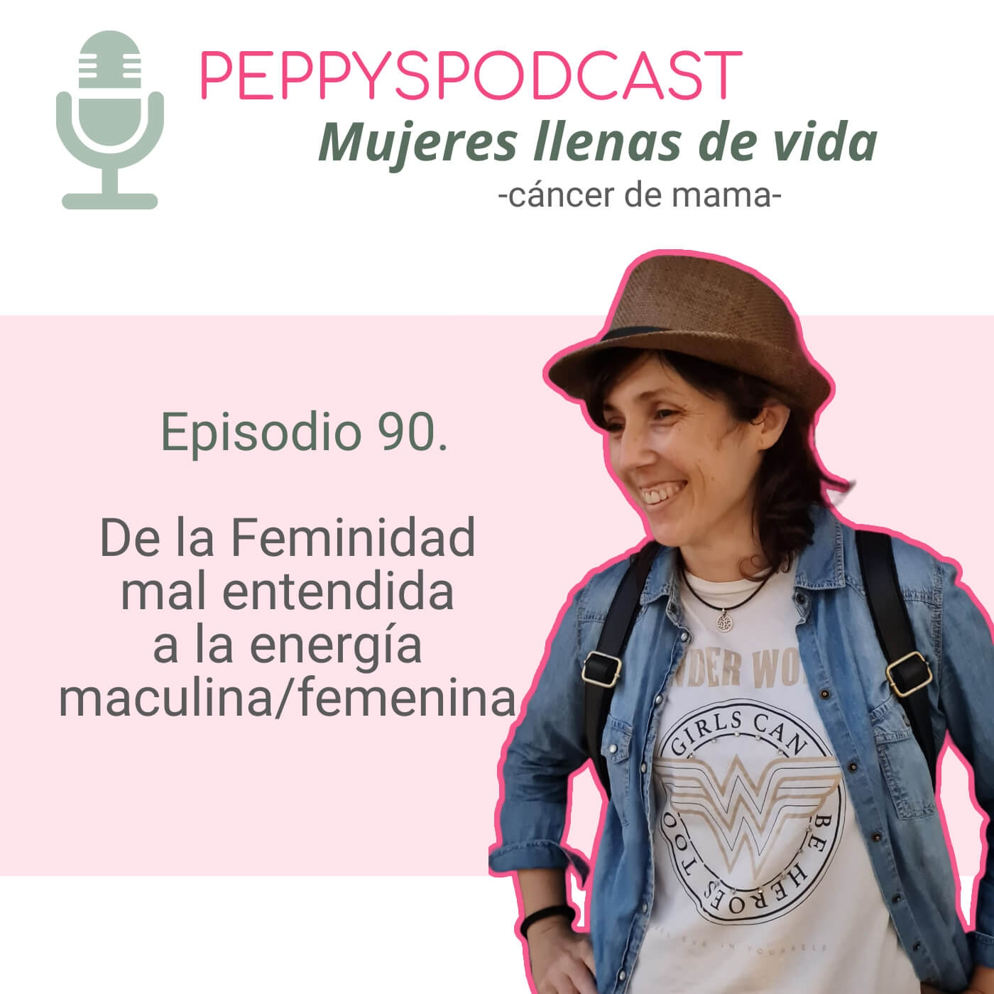 Portada de PeppysPodcast -Cáncer de mama