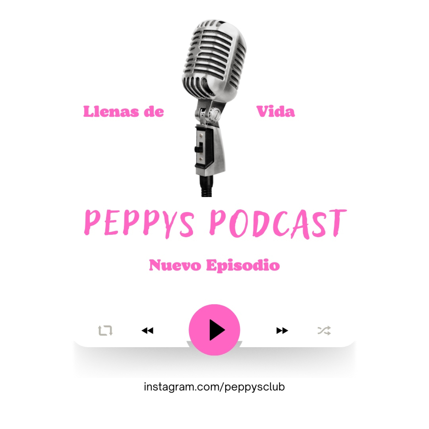Portada de PeppysPodcast -Cáncer de mama
