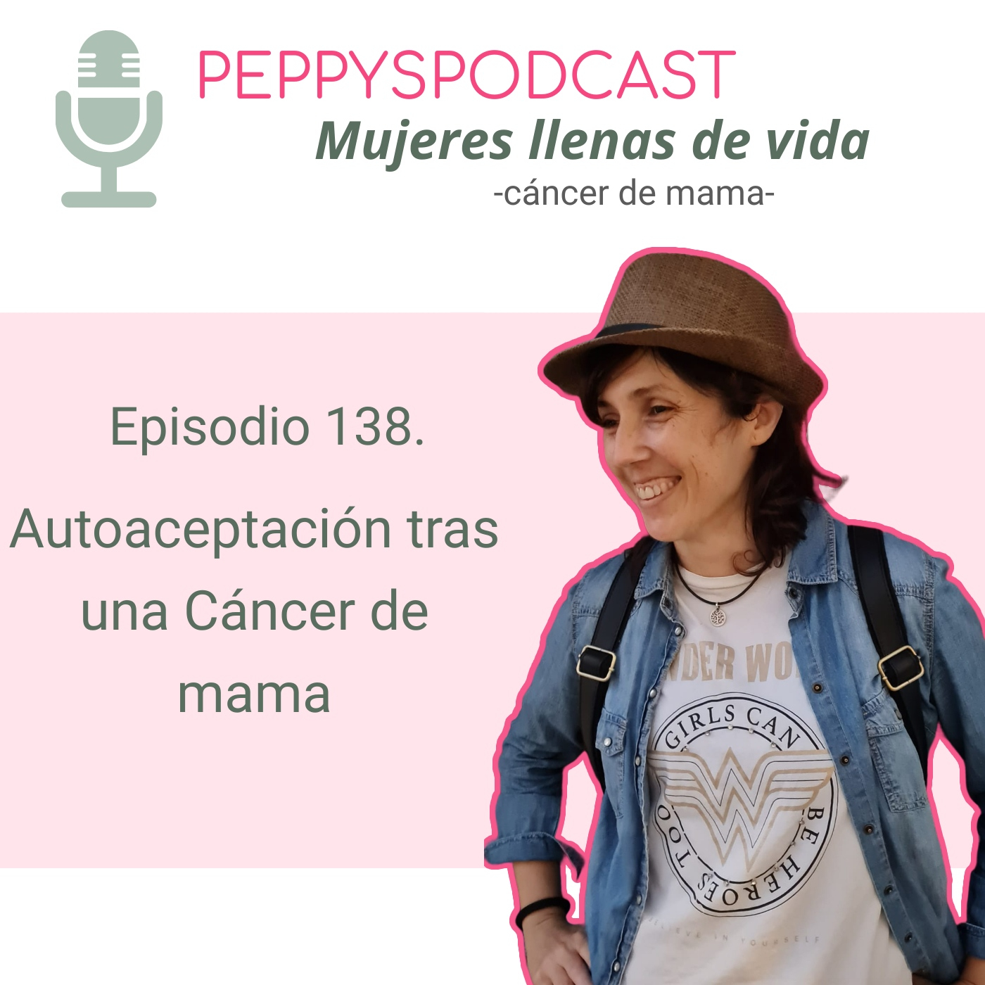 Portada de PeppysPodcast -Cáncer de mama