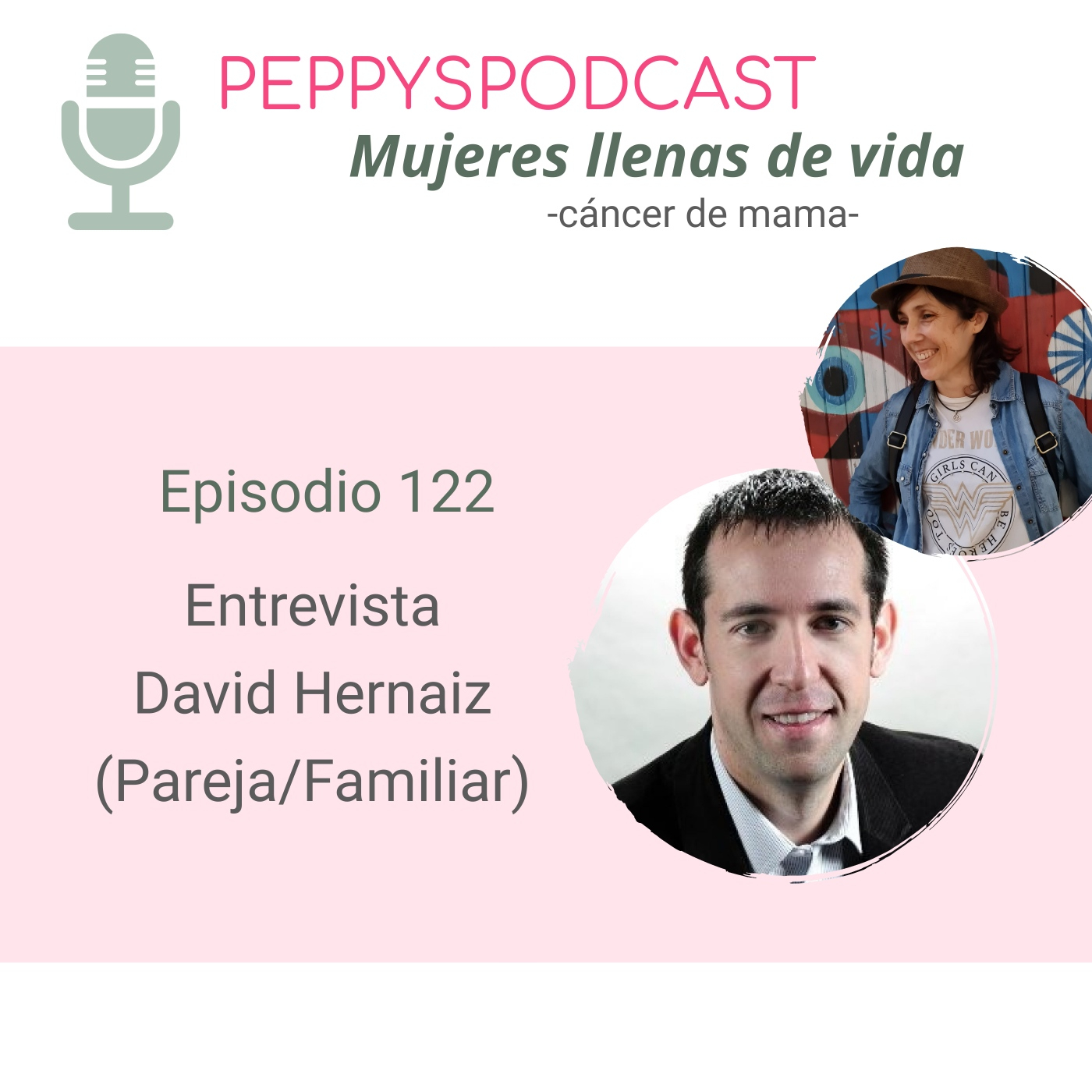 Portada de PeppysPodcast -Cáncer de mama