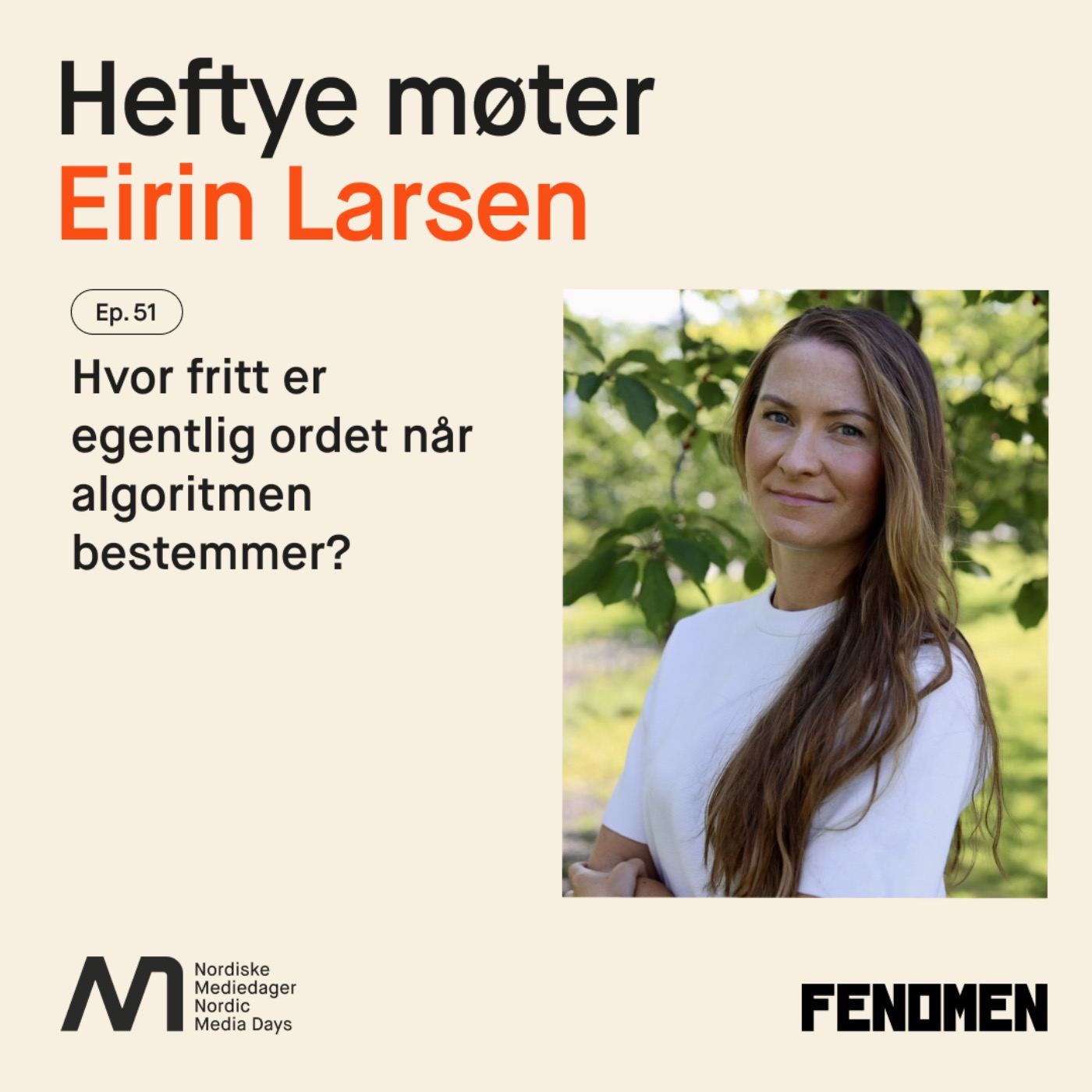 Eirin Larsen - Hvor fritt er egentlig ordet når algoritmen bestemmer?