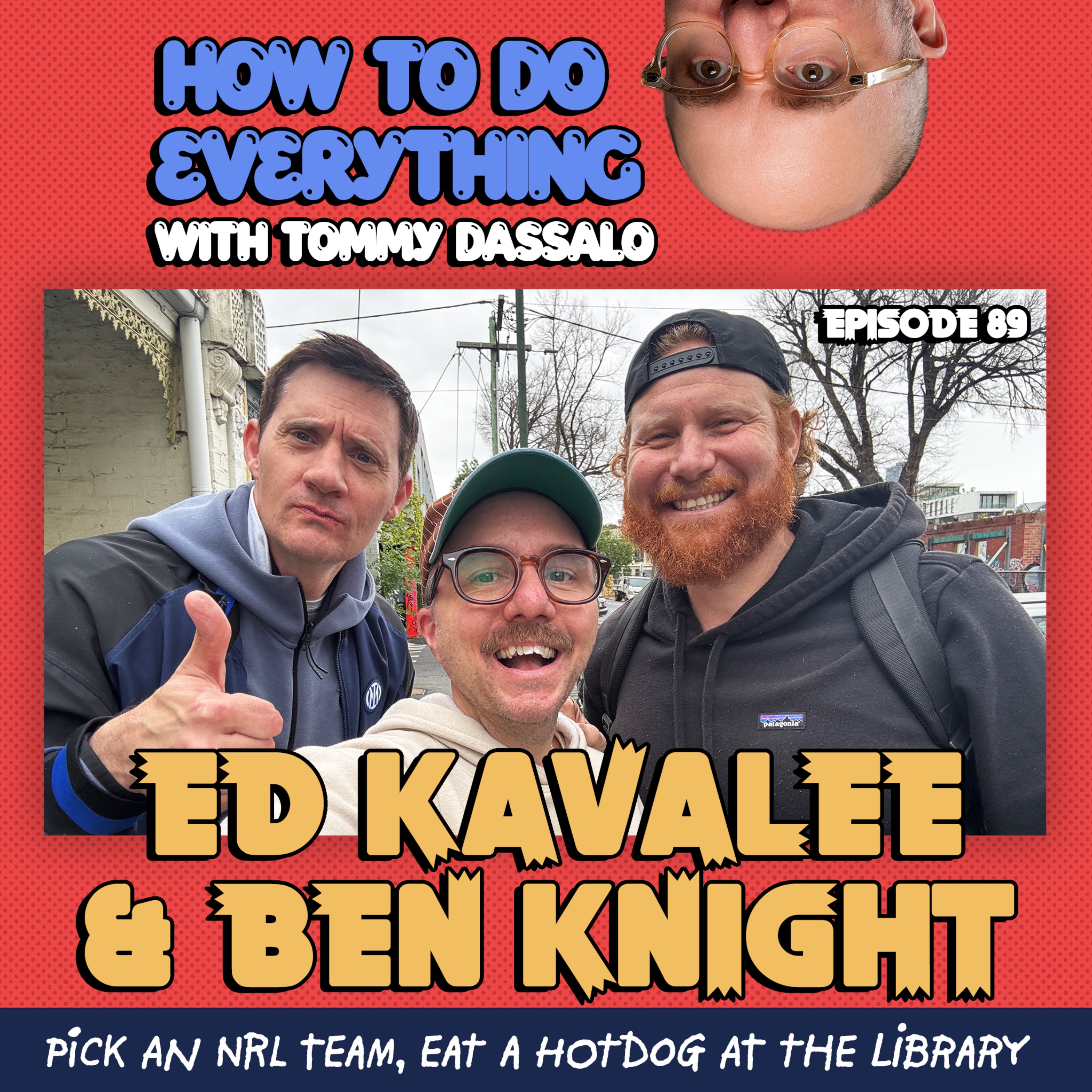 Ed Kavalee & Ben Knight: Pick An NRL Team, Eat A Hotdog At The Library
