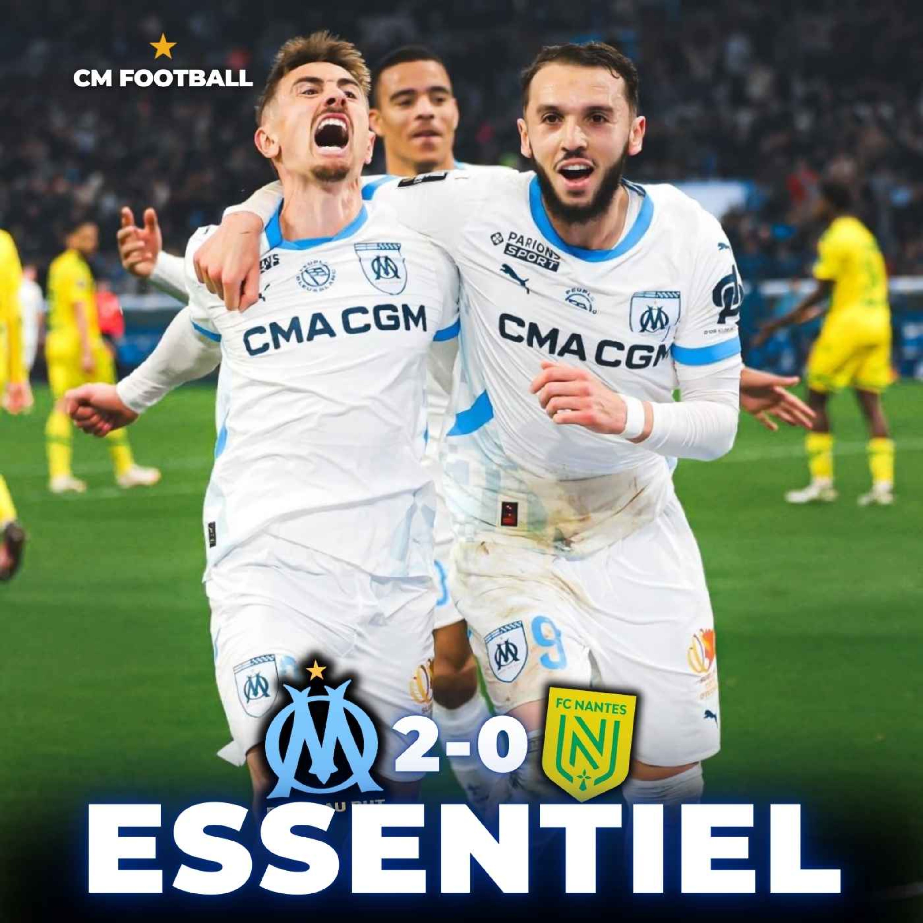 😈 GOUIRI GREENWOOD soulagent l'OM face à NANTES (2-0) mais ATTENTION !