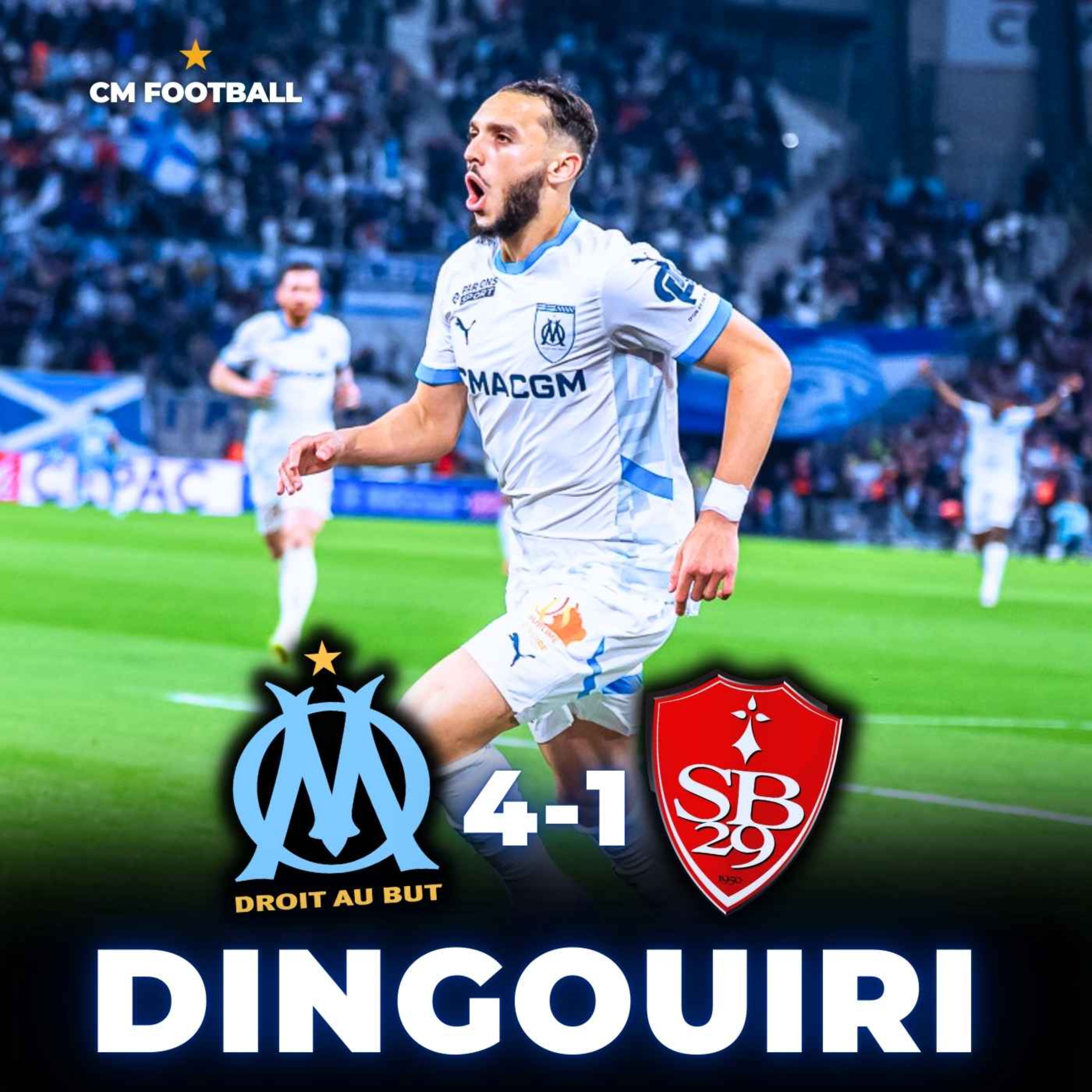 🤩 GOUIRI MAGIQUE GREENWOOD AU TOP ET L’OM COULE BREST 4-1 !