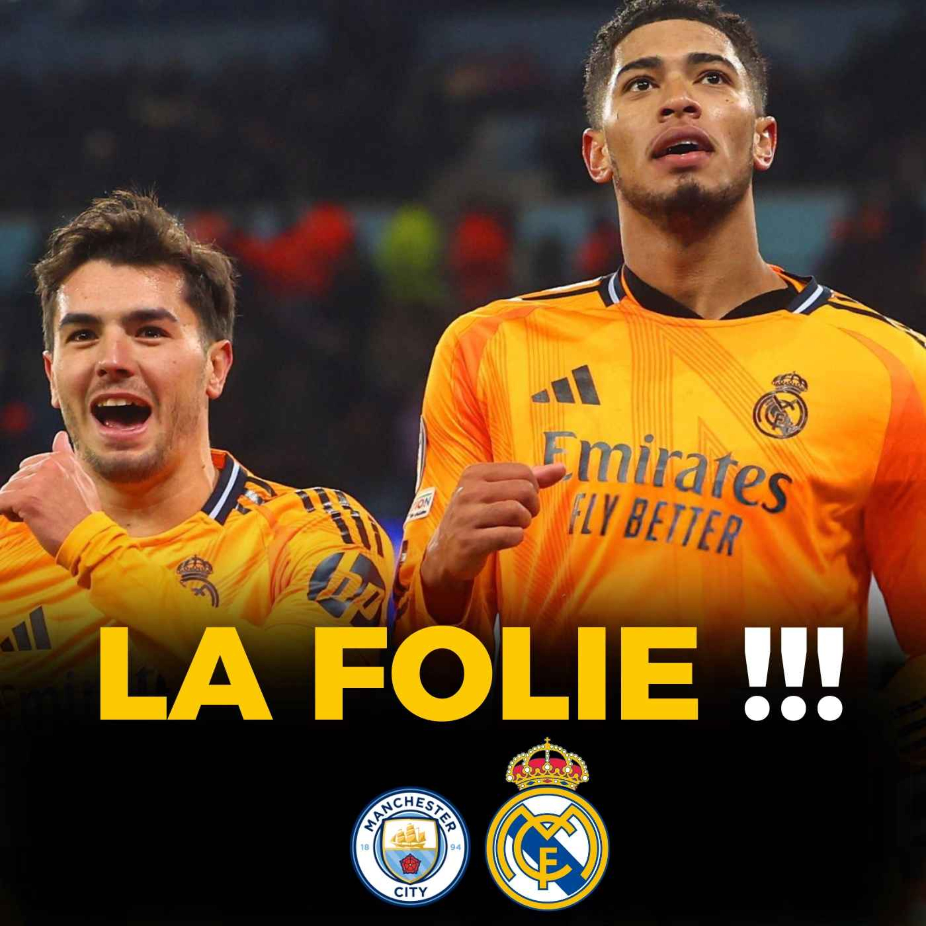 đ„BELLINGHAM CLIMATISE CITY ! MATCH DE FOLIE (Manchester City 2-3 Real Madrid)