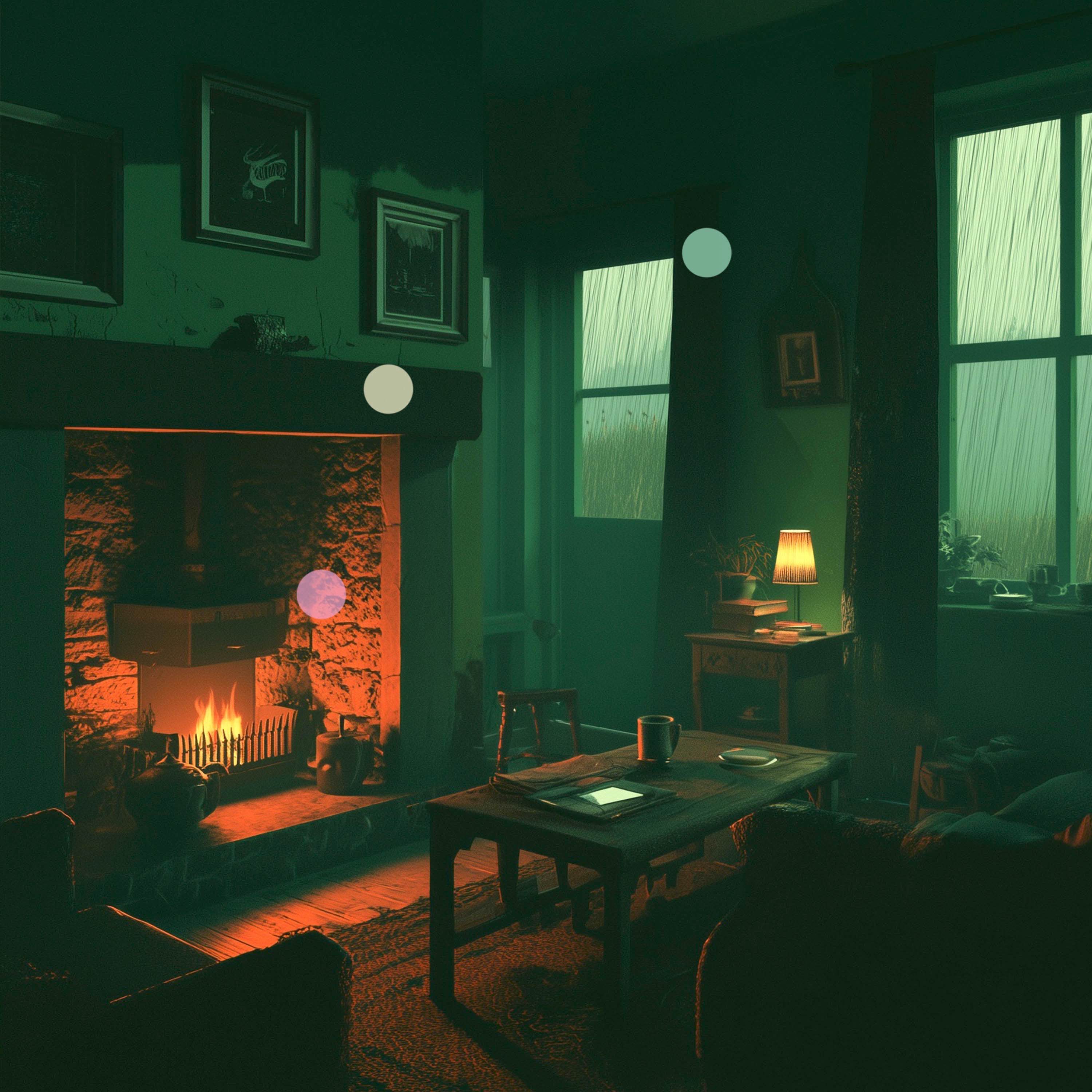 Atmosfera di Camino Accogliente | Cottage Irlandese Remoto Durante la Tempesta episode artwork