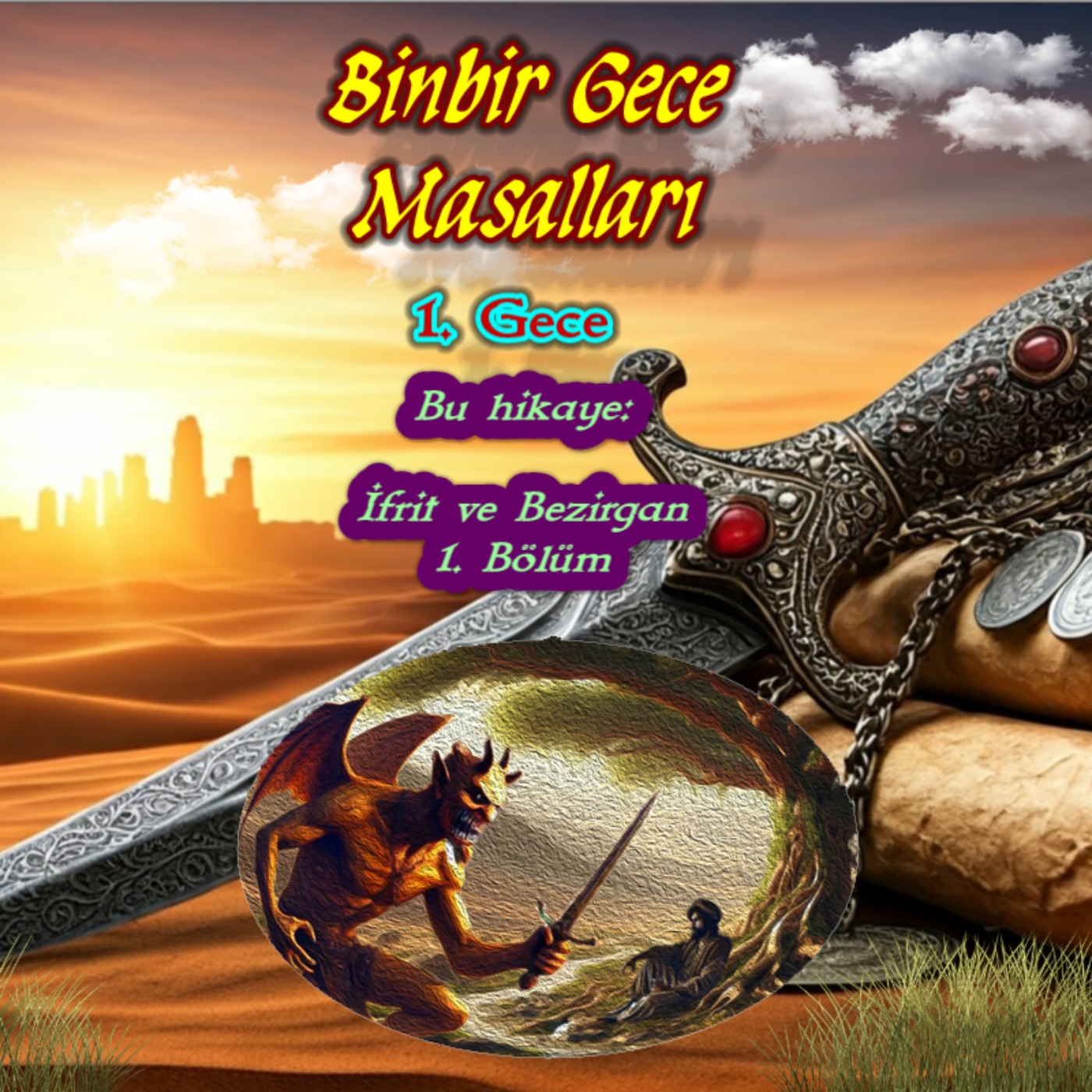 1. Gece - 1001 Gece Masallar-İfrit ve Bezirgan - Bölüm-1 episode artwork