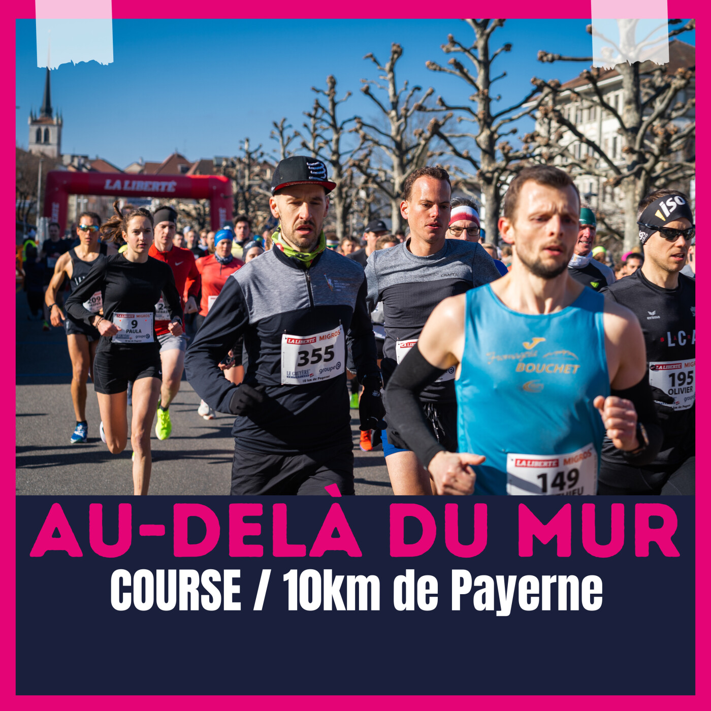 Au-delà du mur - progresse en course à pied