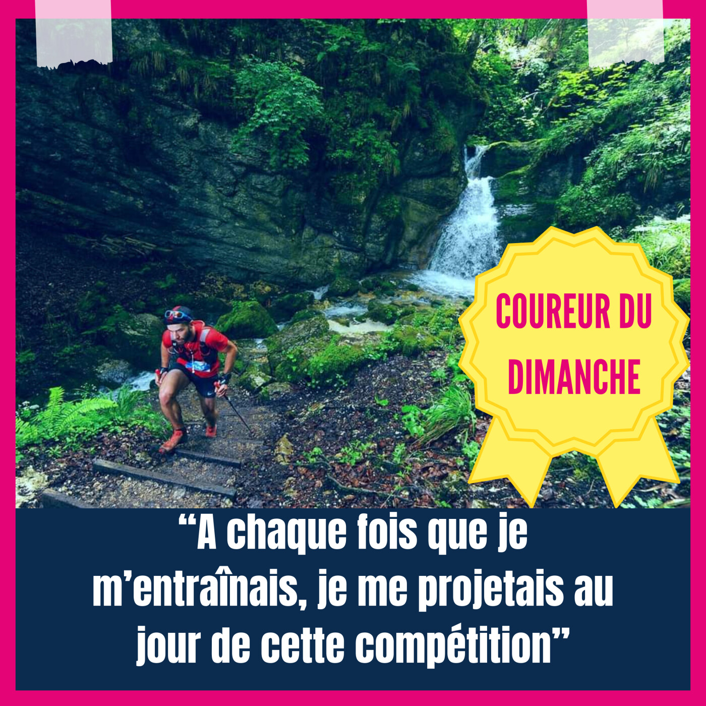 Au-delà du mur - progresse en course à pied