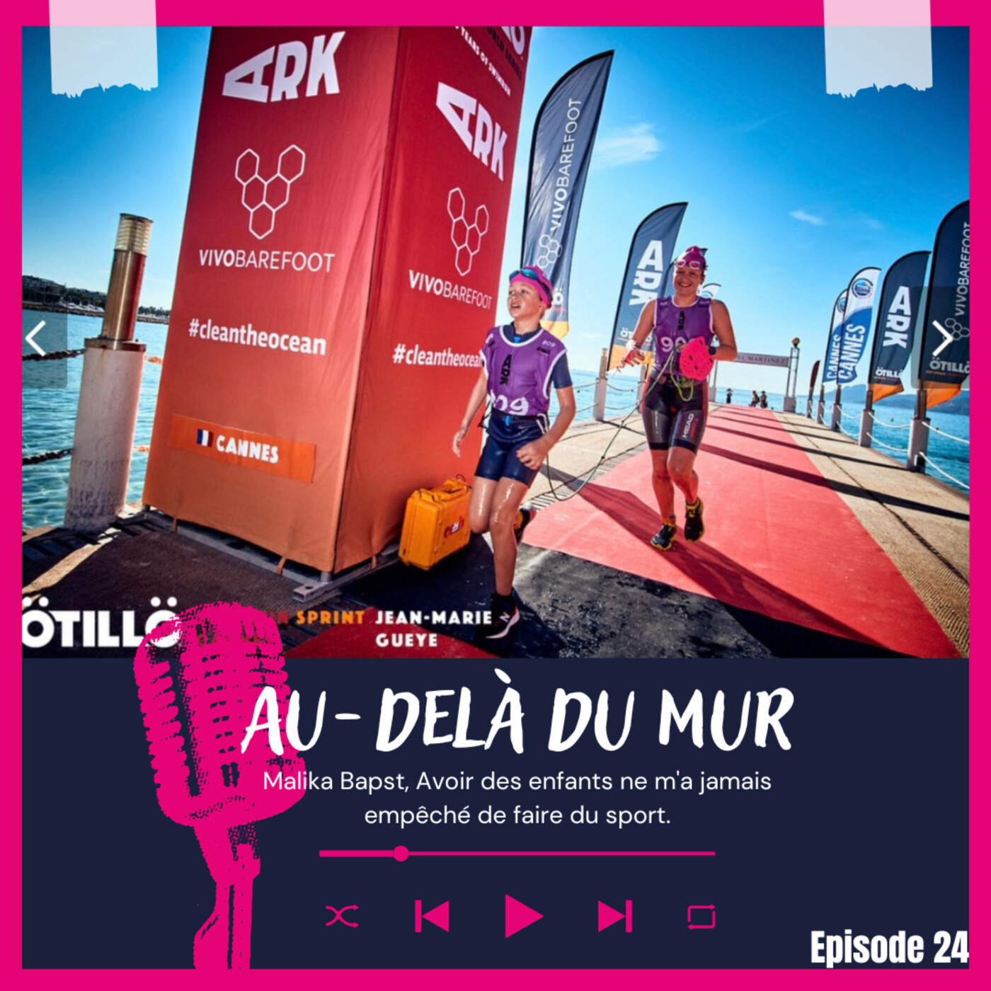 Au-delà du mur - progresse en course à pied