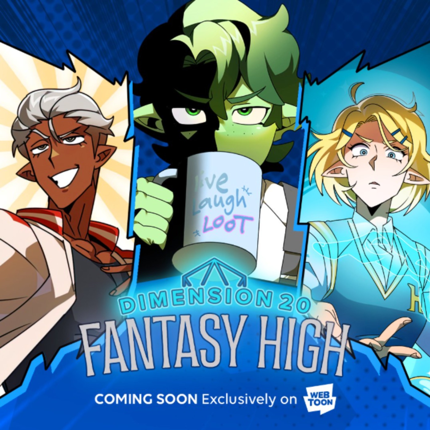 Dropout’s DIMENSION 20 Brings FANTASY HIGH to Webcomics on WEBTOON