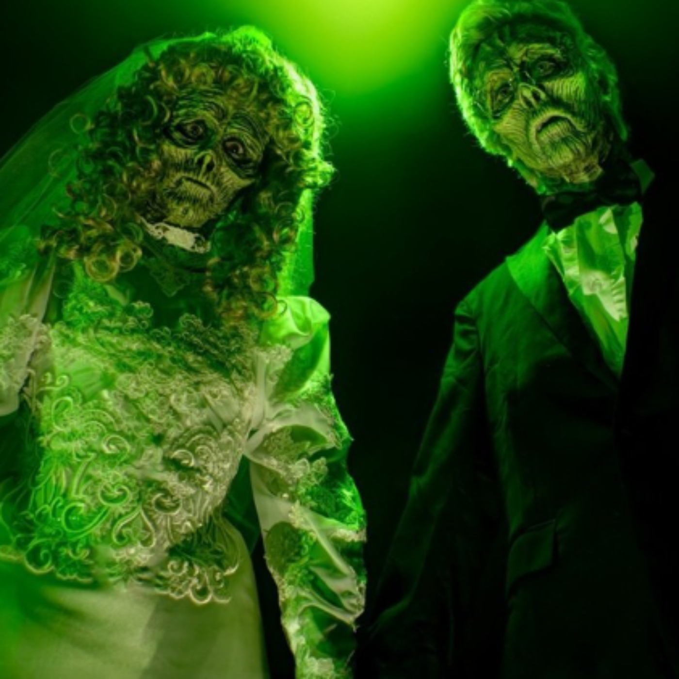 Artist Recreates Iconic BEETLEJUICE Characters as Creepy Life-Size Puppets